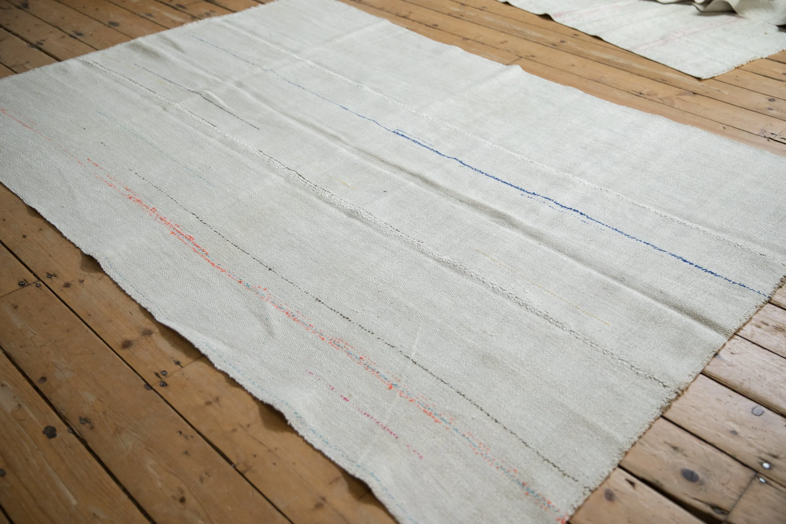 5x7 Vintage Hemp Kilim Rug - Image 4