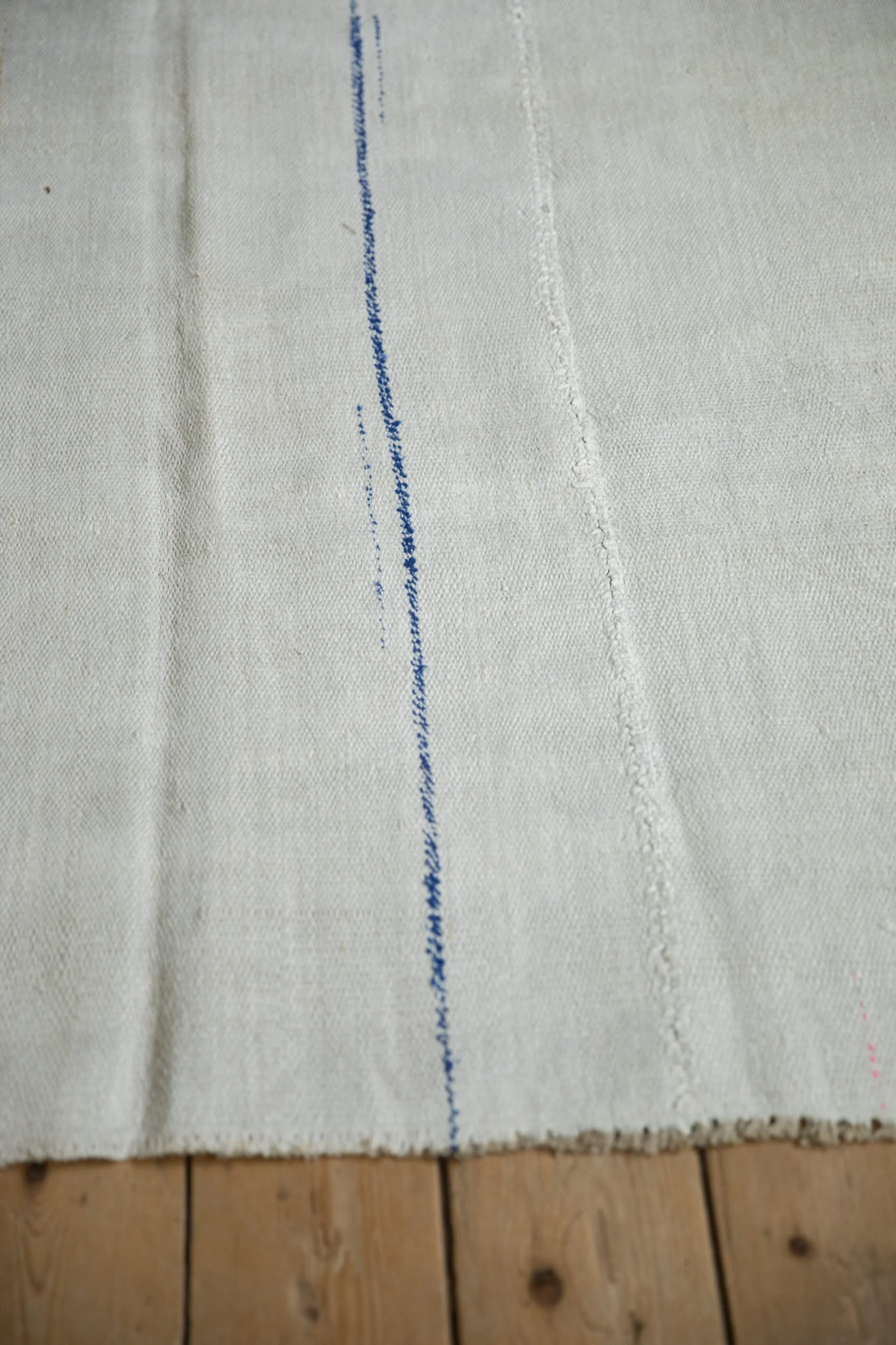 5x7 Vintage Hemp Kilim Rug - Image 6