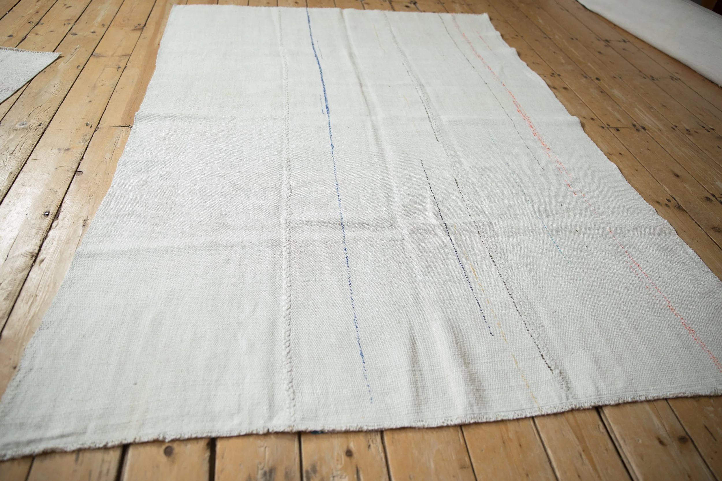 5x7 Vintage Hemp Kilim Rug - Image 7