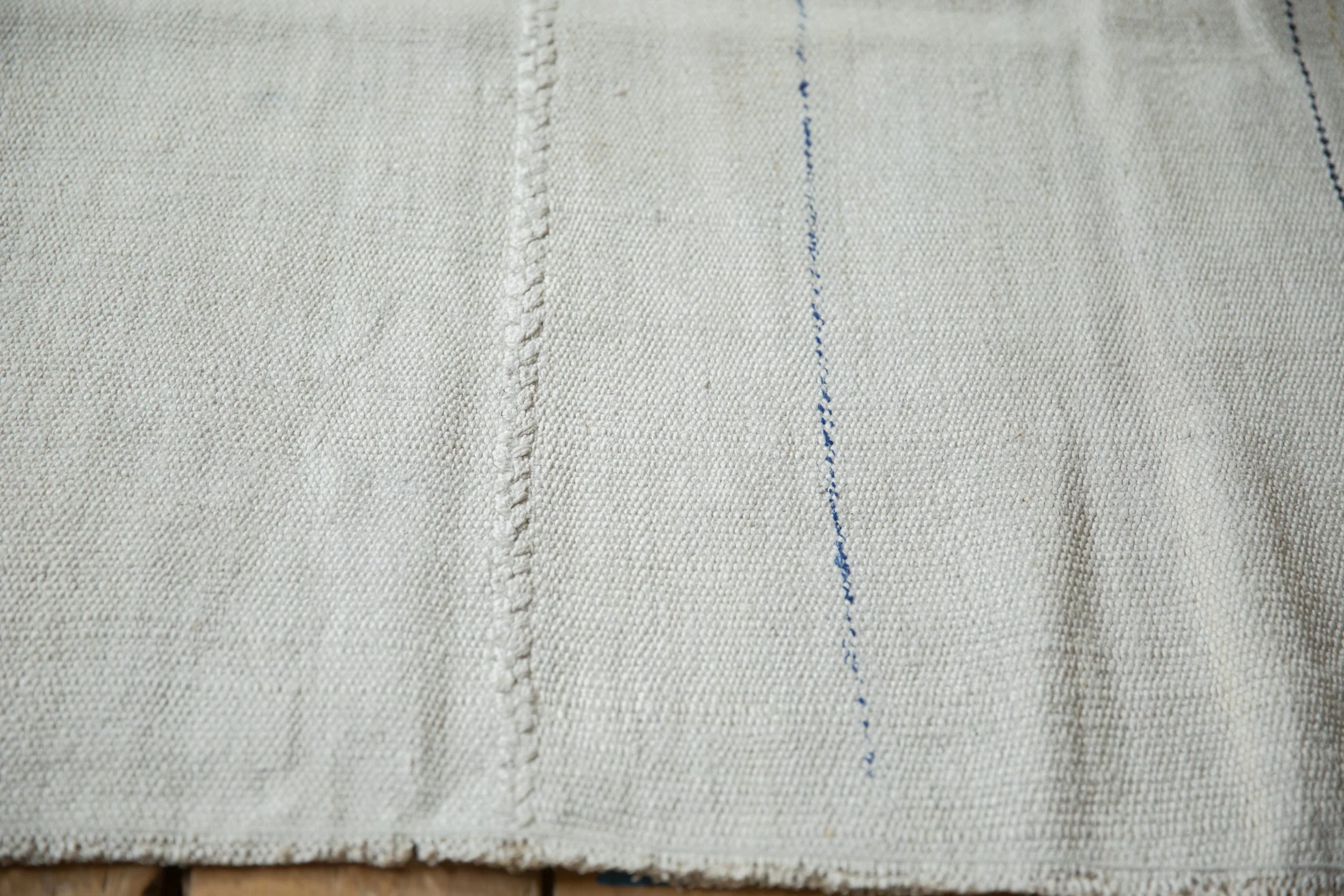 5x7 Vintage Hemp Kilim Rug - Image 8
