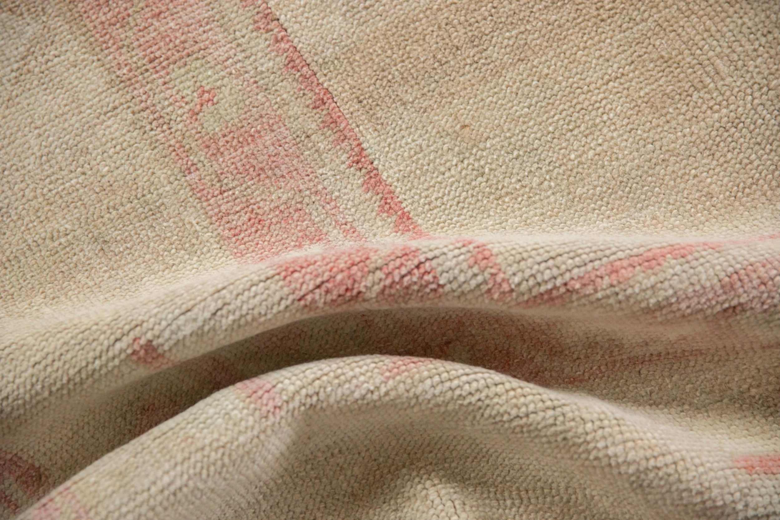 5x8.5 Vintage Distressed Oushak Carpet - Image 11