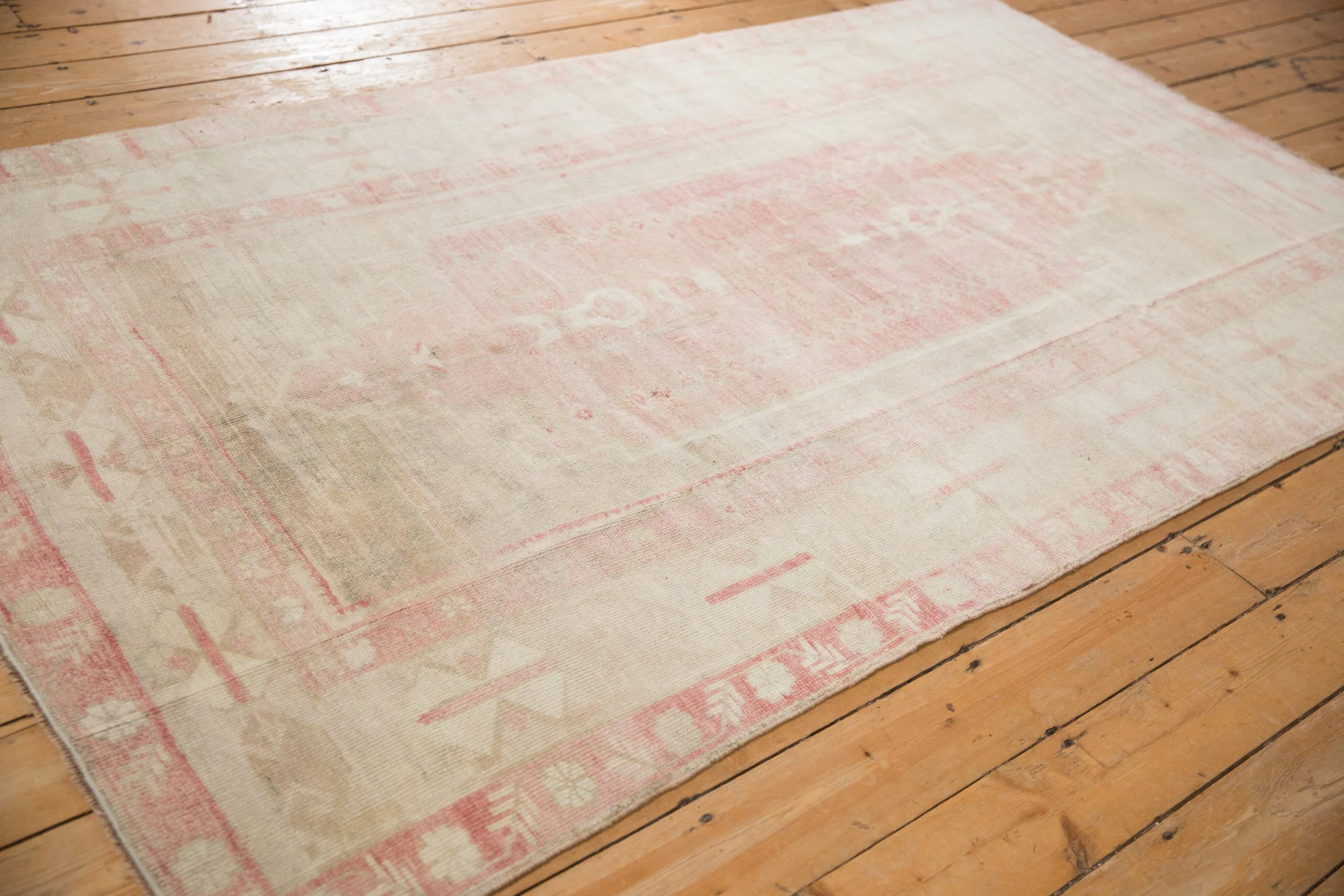 5x8.5 Vintage Distressed Oushak Carpet - Image 6