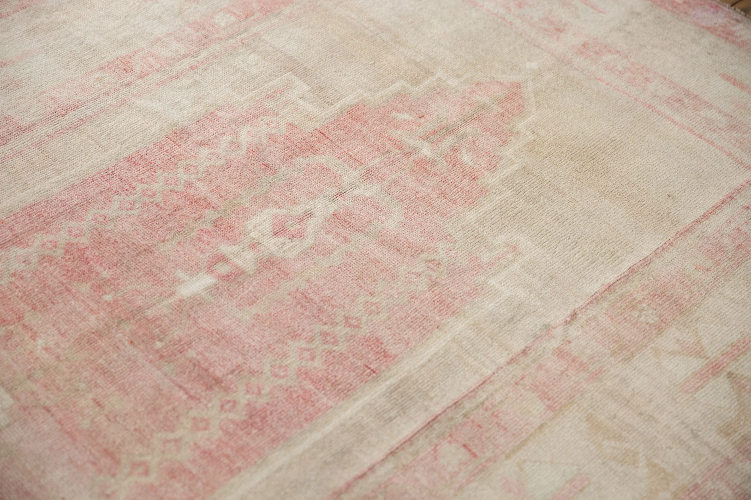 5x8.5 Vintage Distressed Oushak Carpet - Image 7
