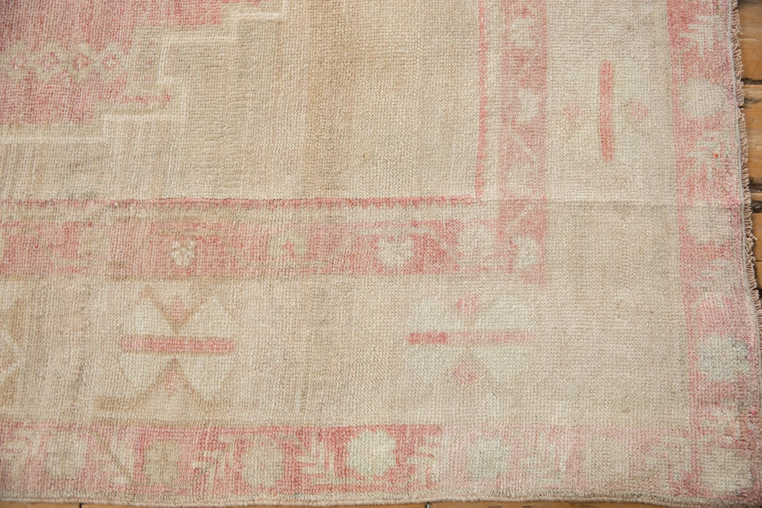 5x8.5 Vintage Distressed Oushak Carpet - Image 8