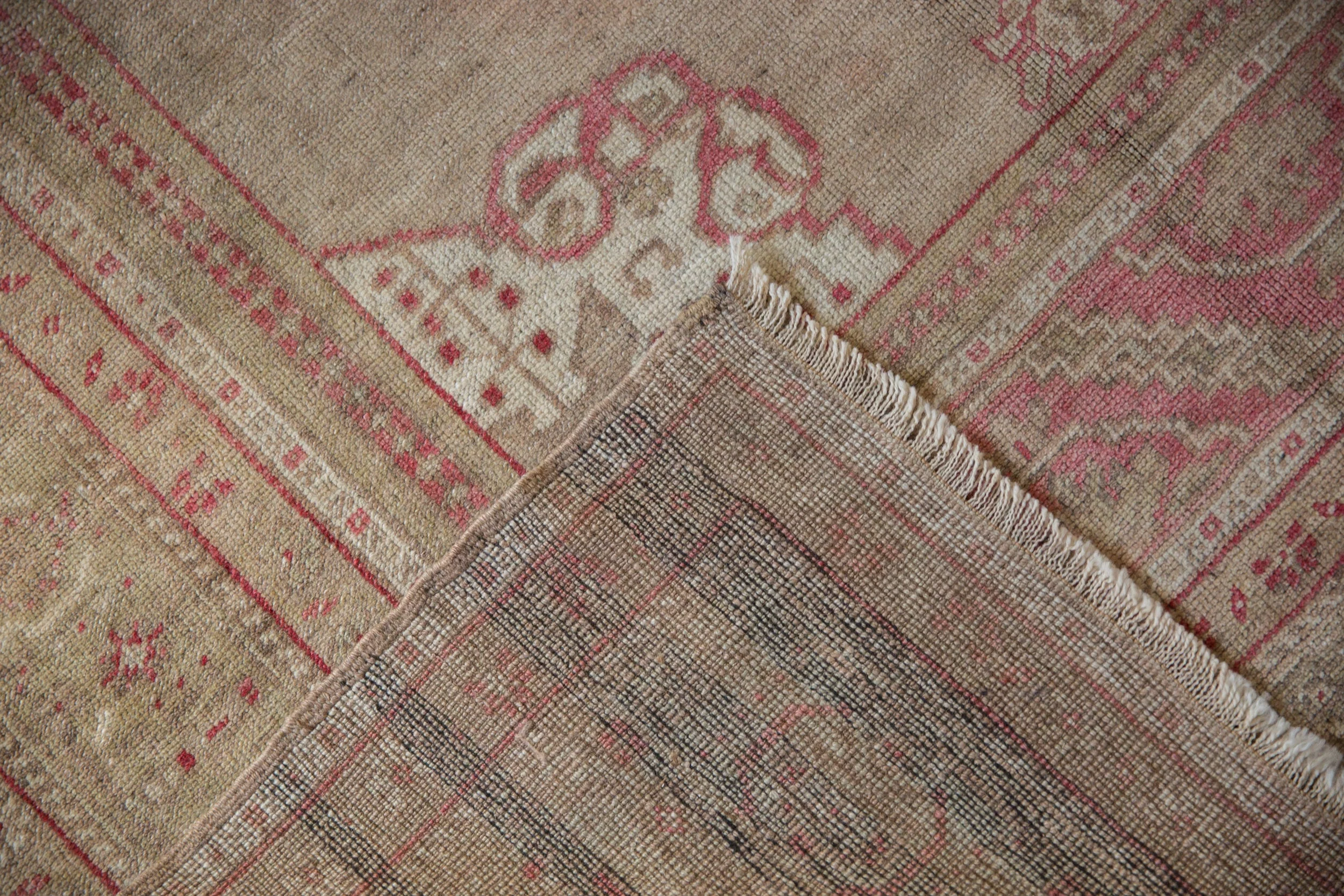 5x8.5 Vintage Distressed Oushak Carpet - Image 10