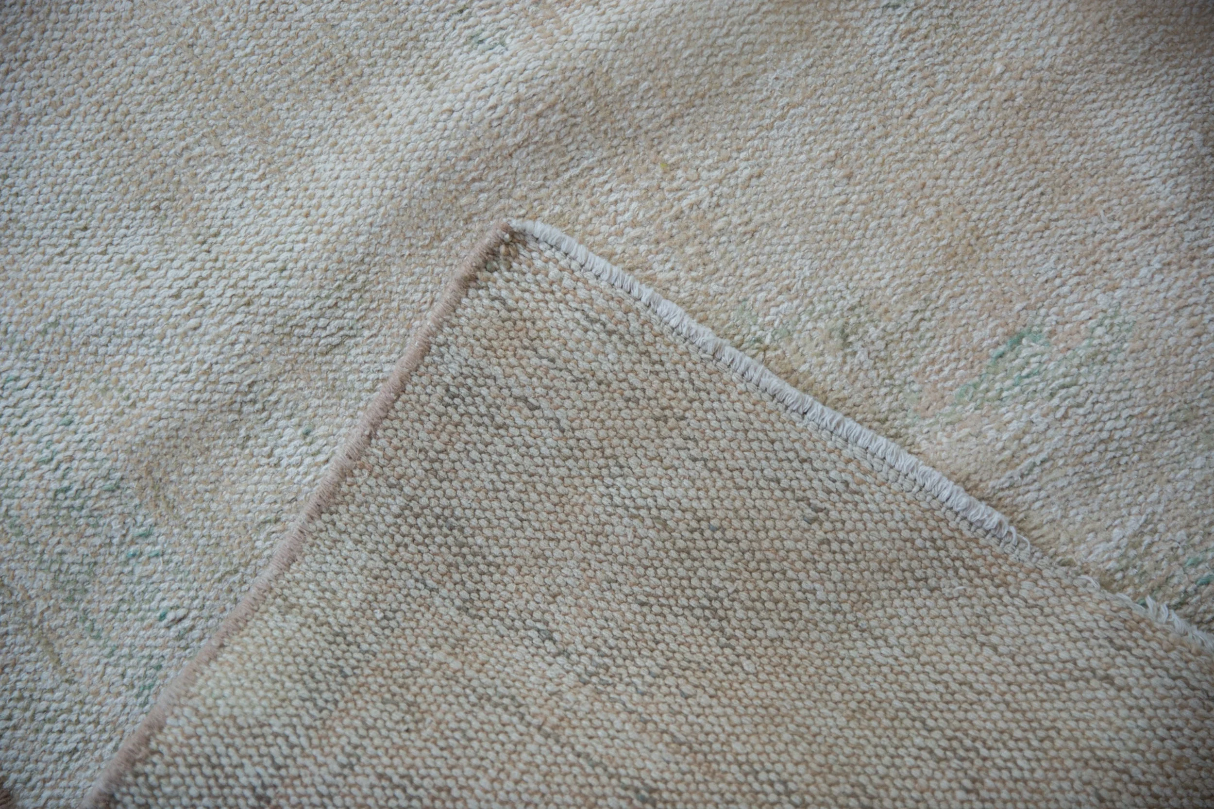5x8.5 Vintage Distressed Oushak Carpet - Image 10