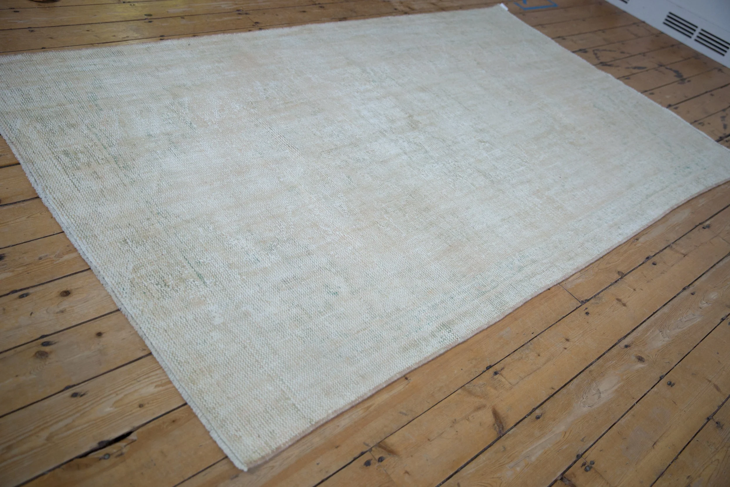 5x8.5 Vintage Distressed Oushak Carpet - Image 5