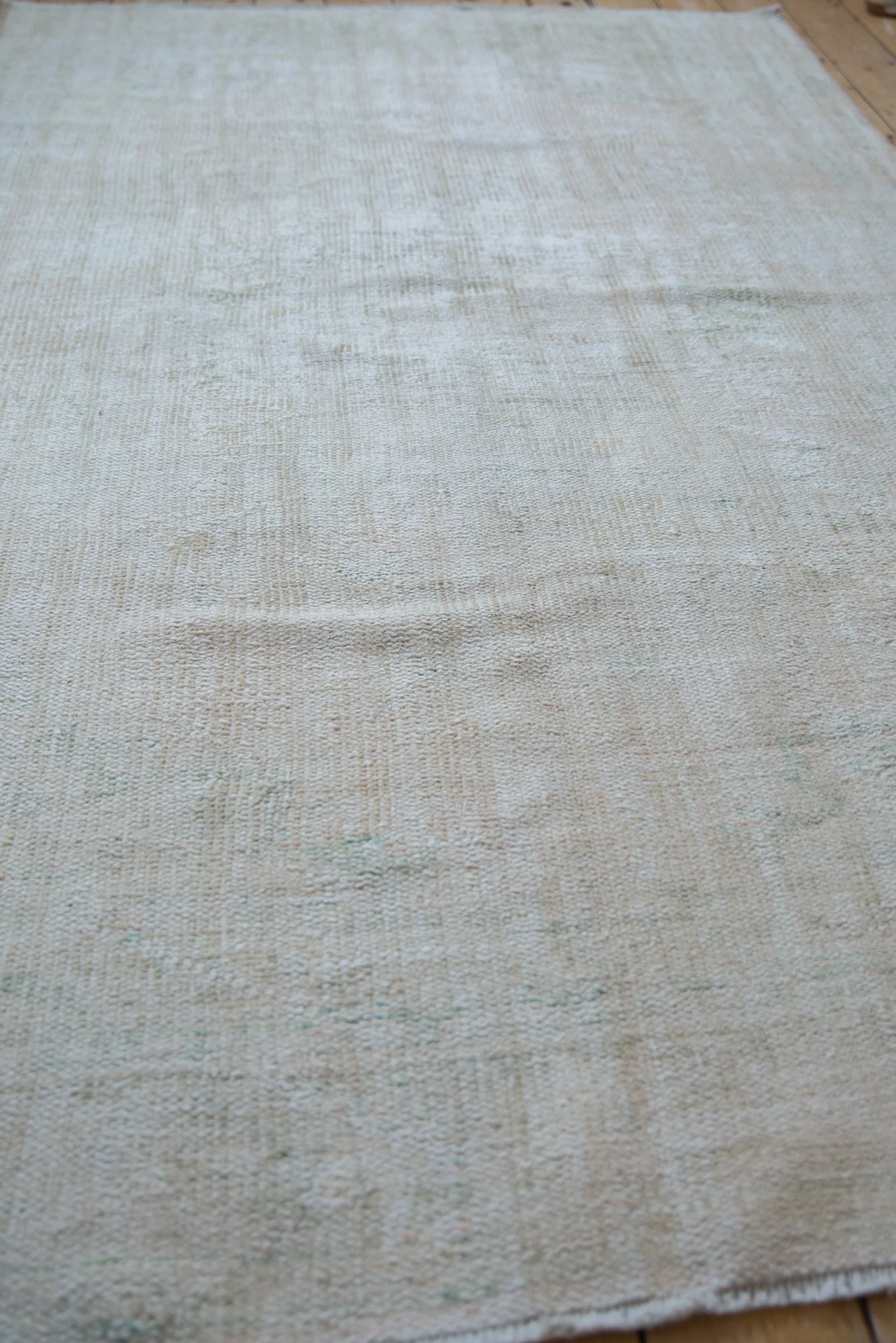 5x8.5 Vintage Distressed Oushak Carpet - Image 7