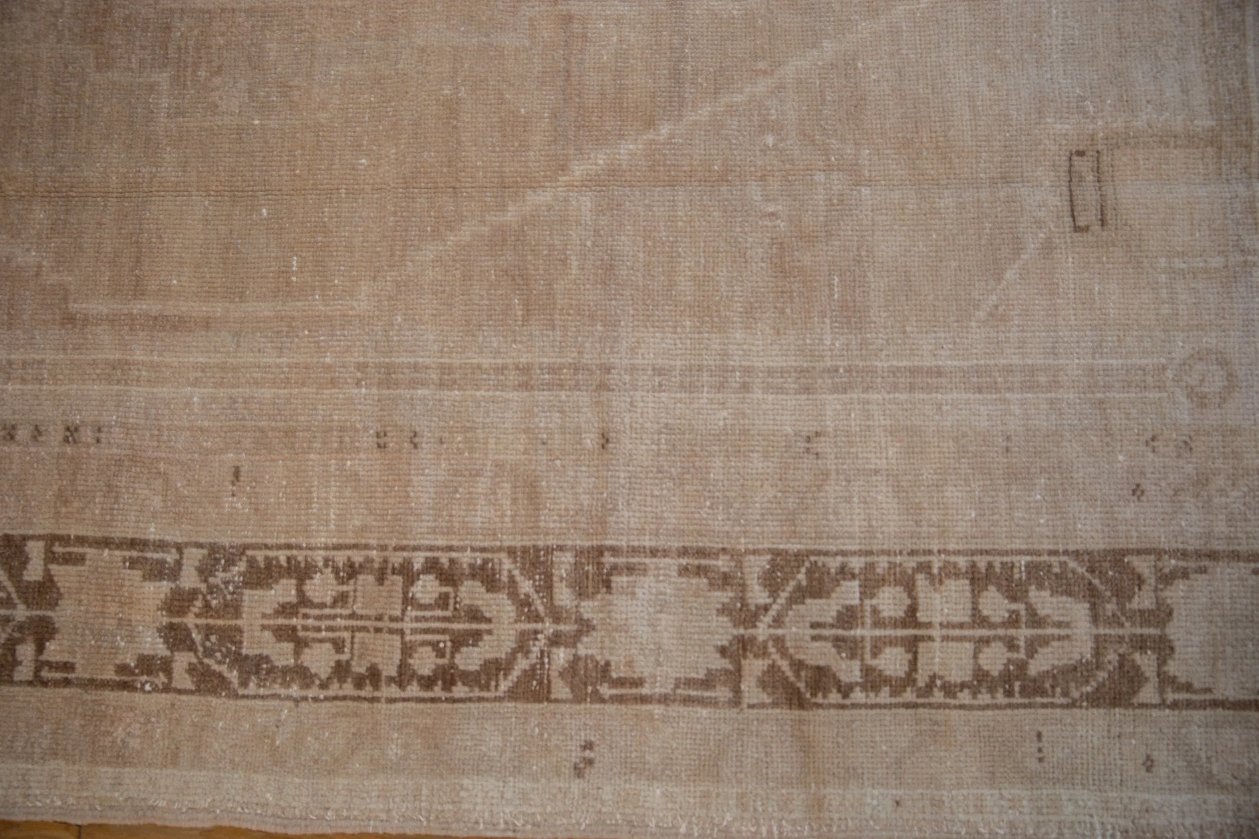 5x8.5 Vintage Distressed Oushak Carpet - Image 5