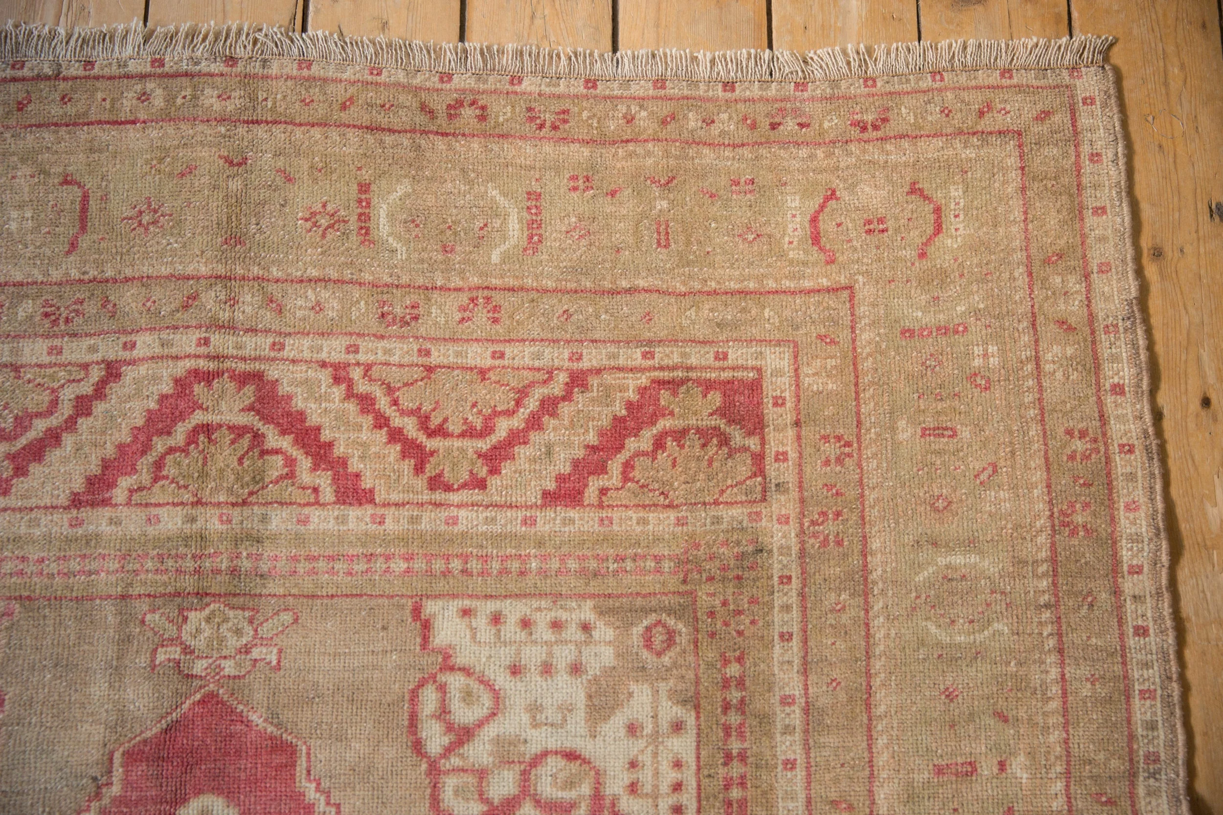 5x8.5 Vintage Distressed Oushak Carpet - Image 3