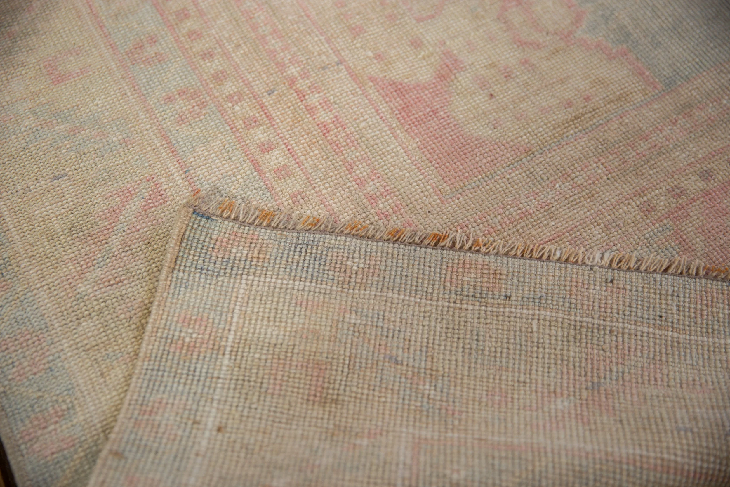 5x8.5 Vintage Distressed Oushak Carpet - Image 11