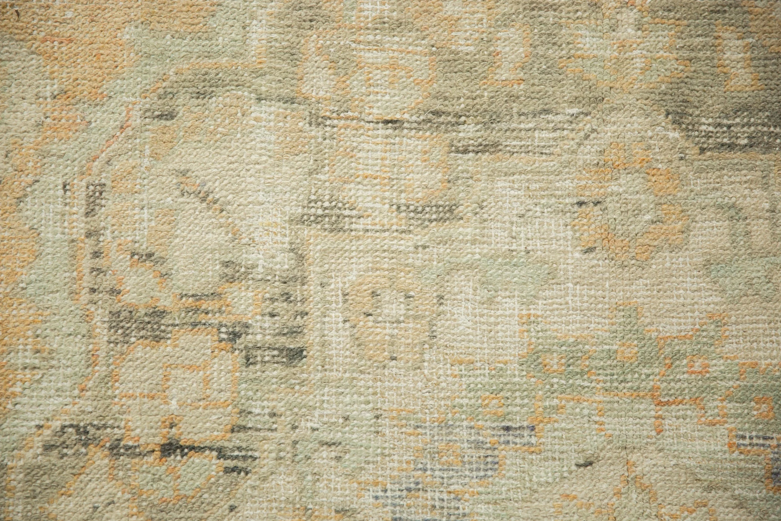 5x8.5 Vintage Distressed Oushak Carpet - Image 11