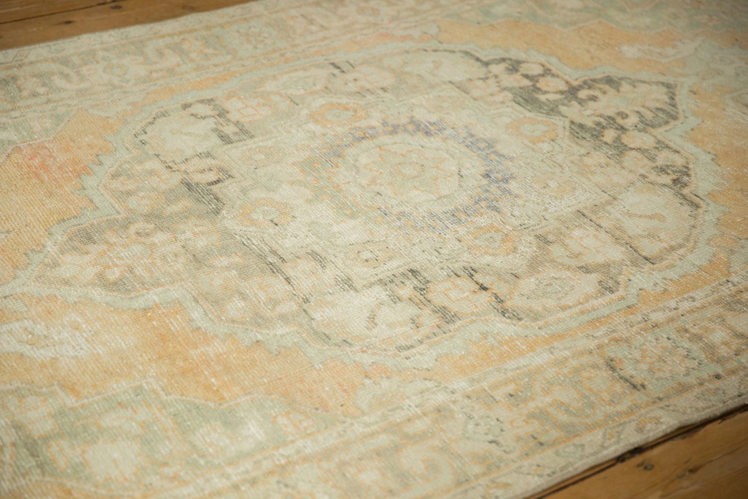 5x8.5 Vintage Distressed Oushak Carpet - Image 6