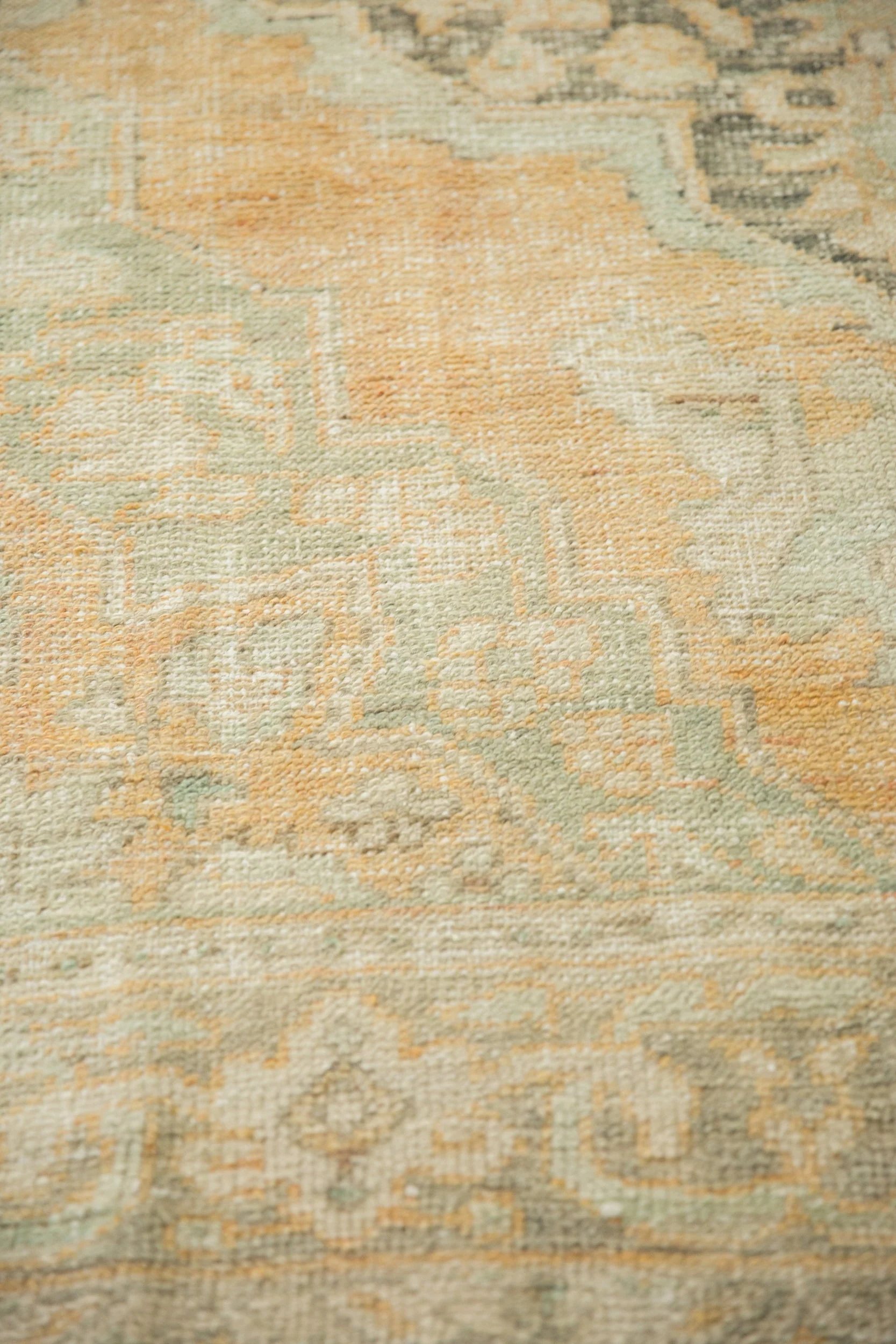 5x8.5 Vintage Distressed Oushak Carpet - Image 8