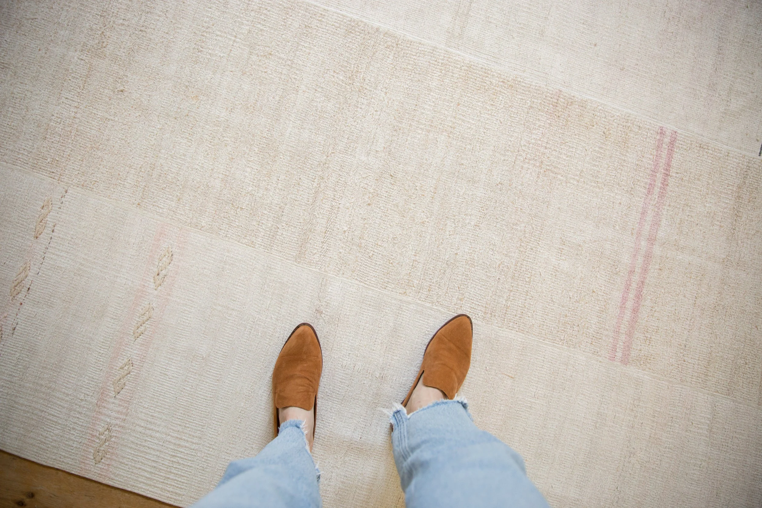 5x8.5 Vintage Hemp Kilim Carpet - Image 2