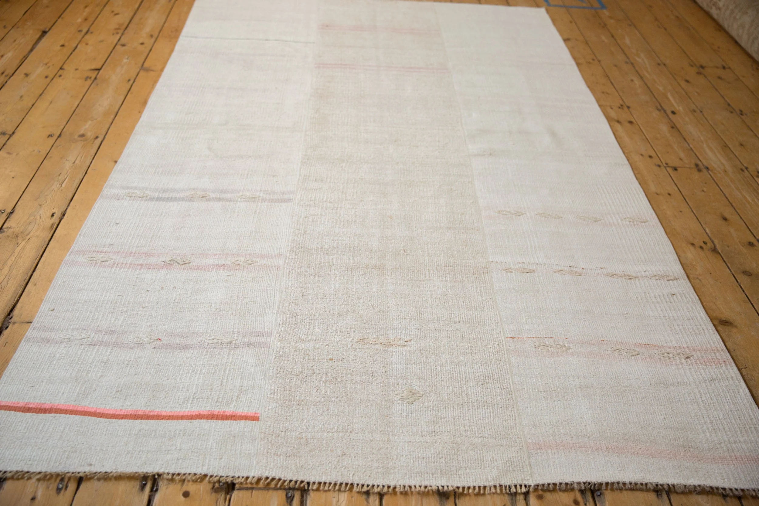 5x8.5 Vintage Hemp Kilim Carpet - Image 7