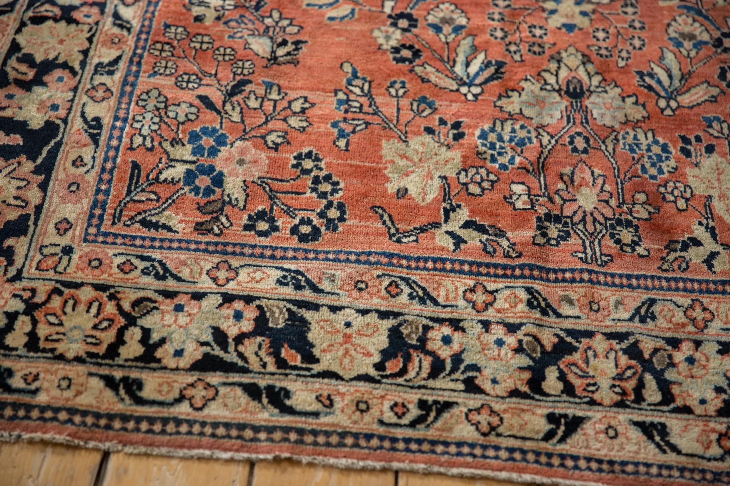 5x8.5 Vintage Sarouk Carpet - Image 11