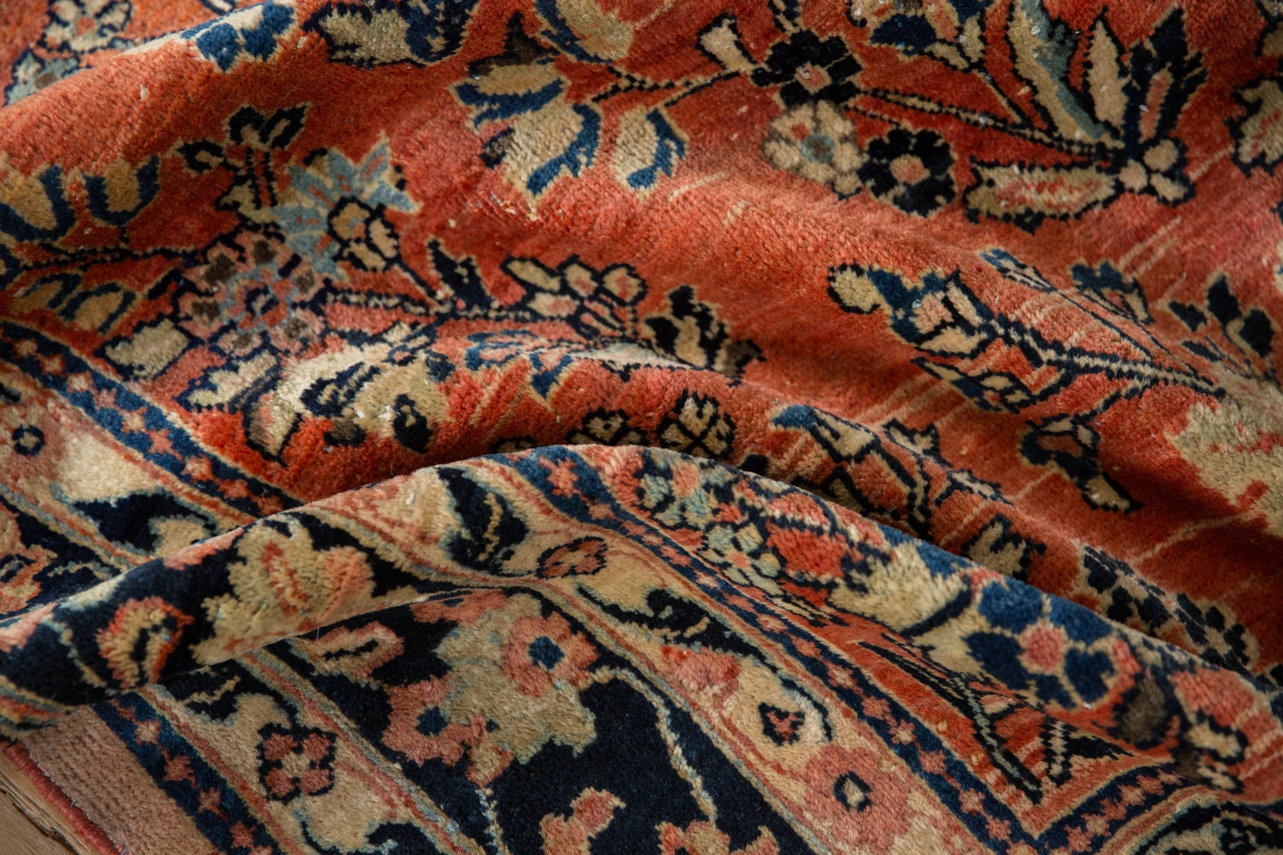 5x8.5 Vintage Sarouk Carpet - Image 12
