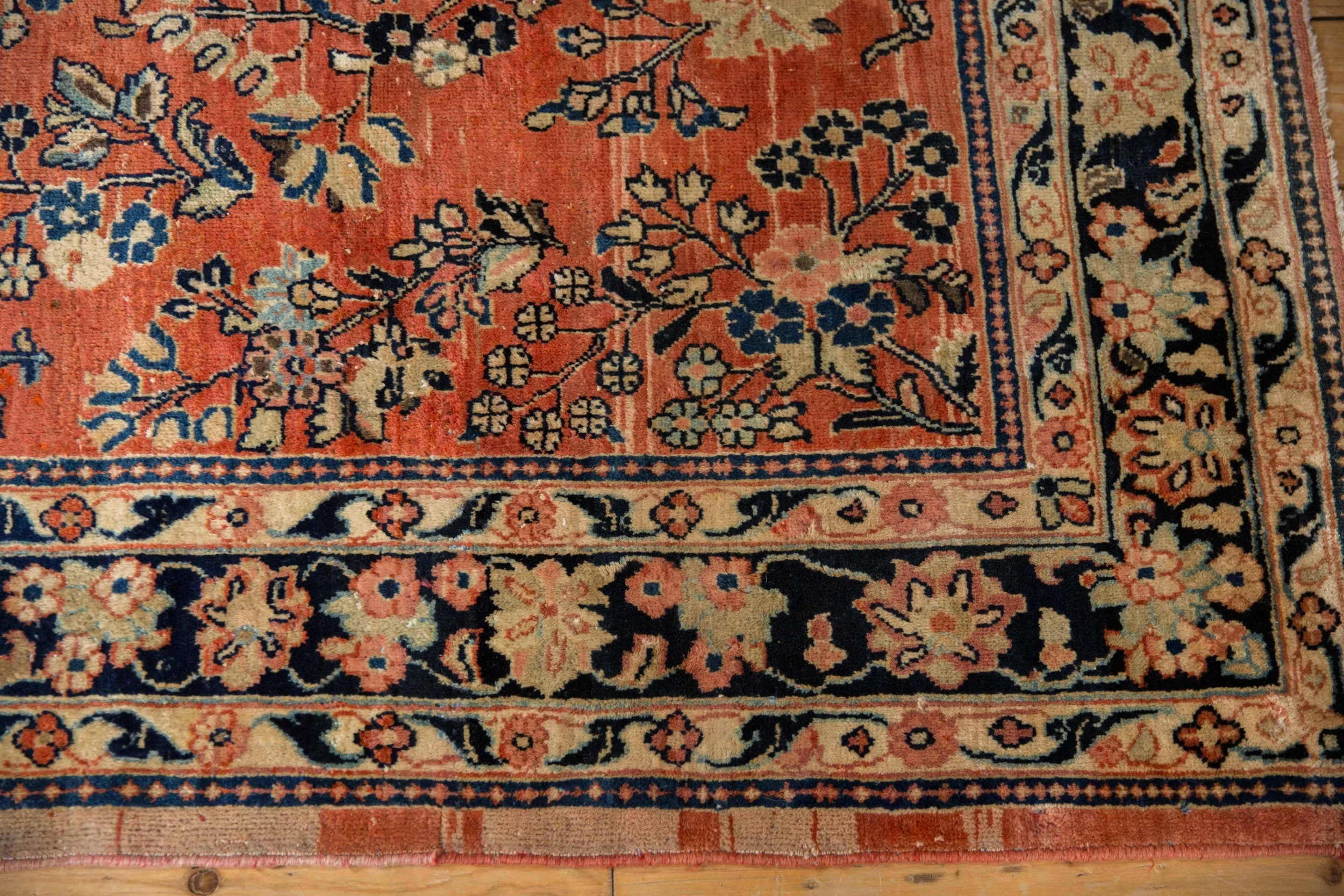 5x8.5 Vintage Sarouk Carpet - Image 9