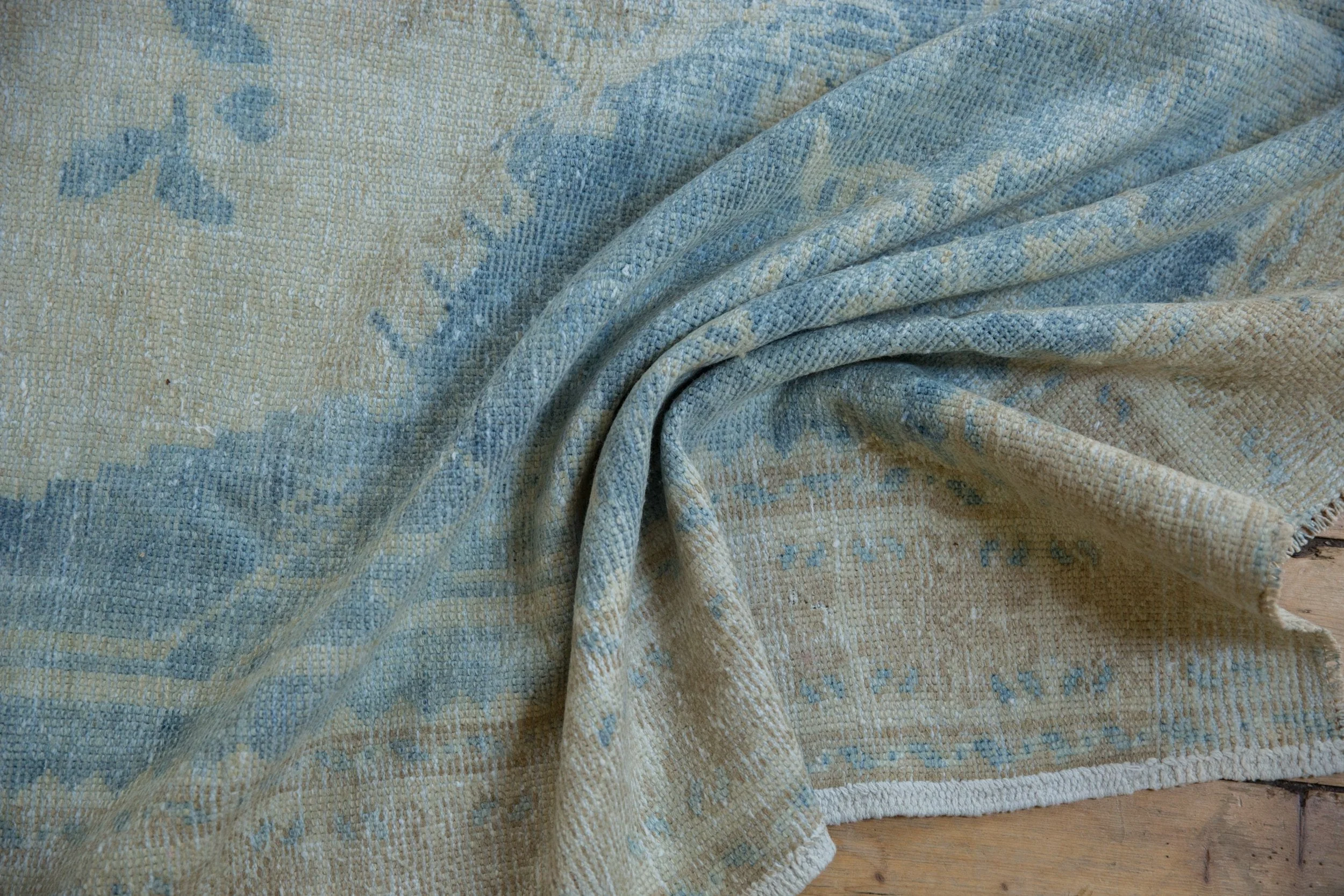 5x8 Vintage Distressed Oushak Carpet - Image 10
