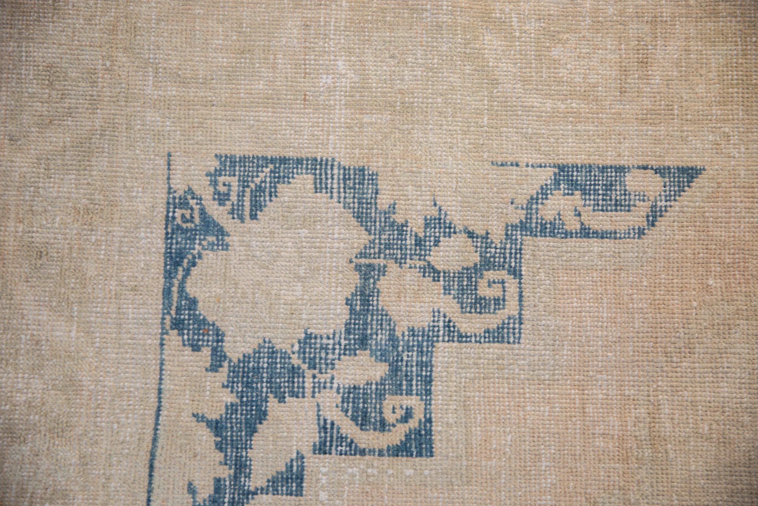 5x8 Vintage Distressed Oushak Carpet - Image 3