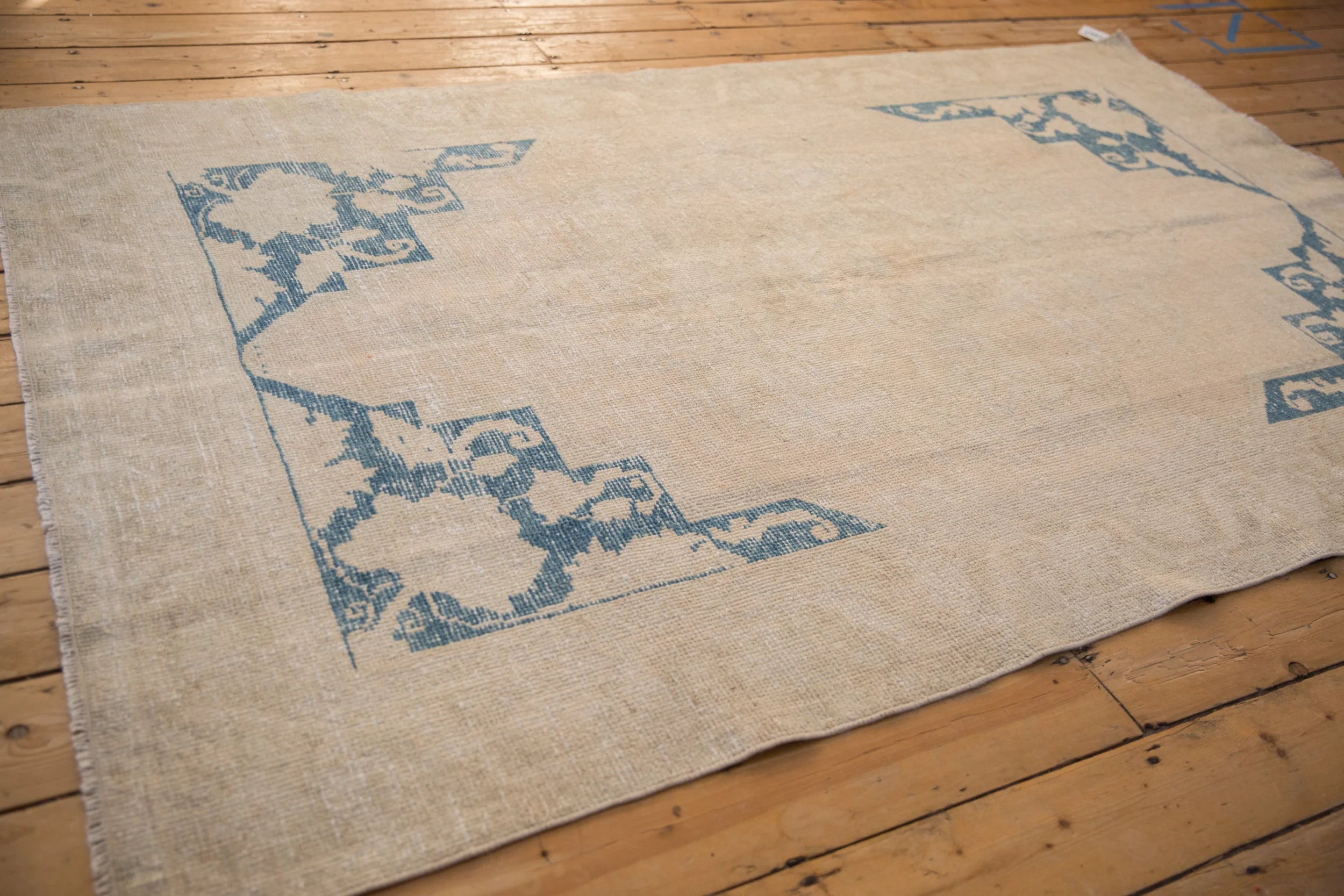 5x8 Vintage Distressed Oushak Carpet - Image 5