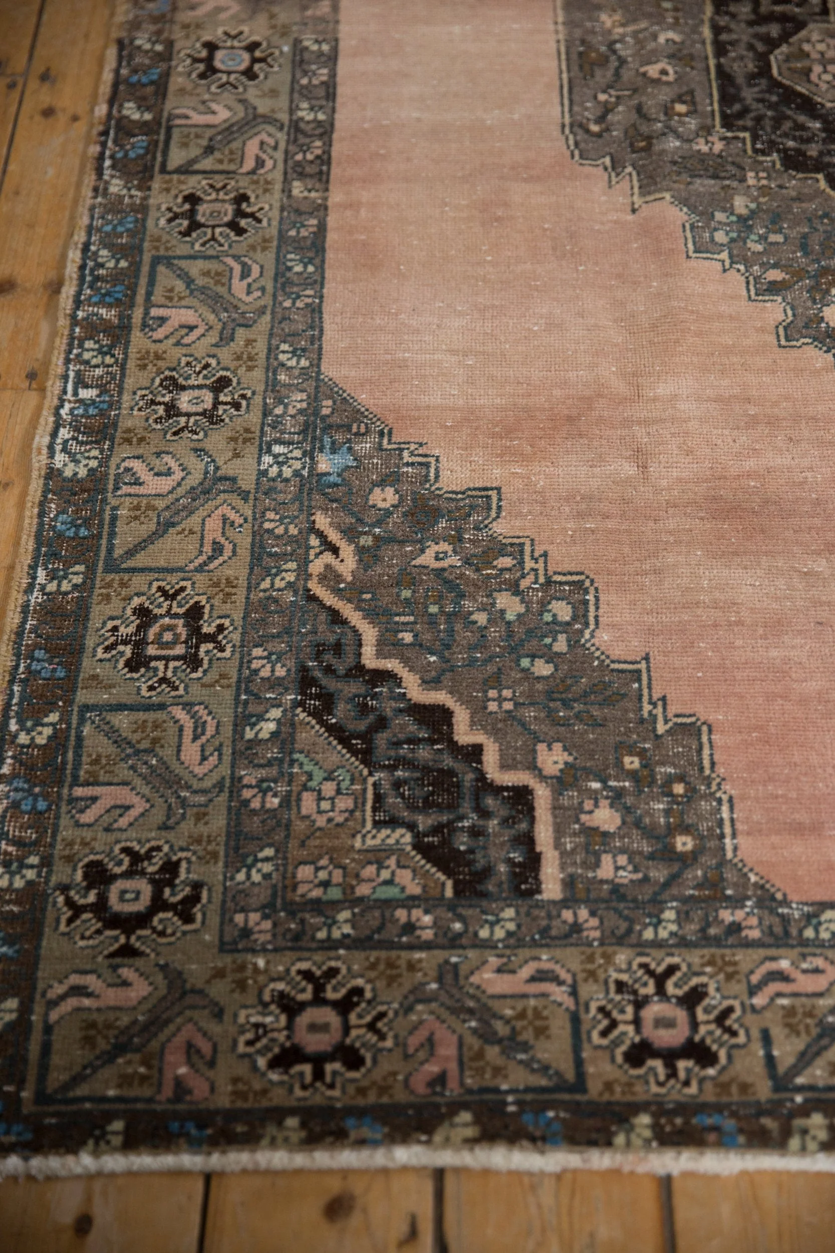 5x8 Vintage Distressed Oushak Carpet - Image 8
