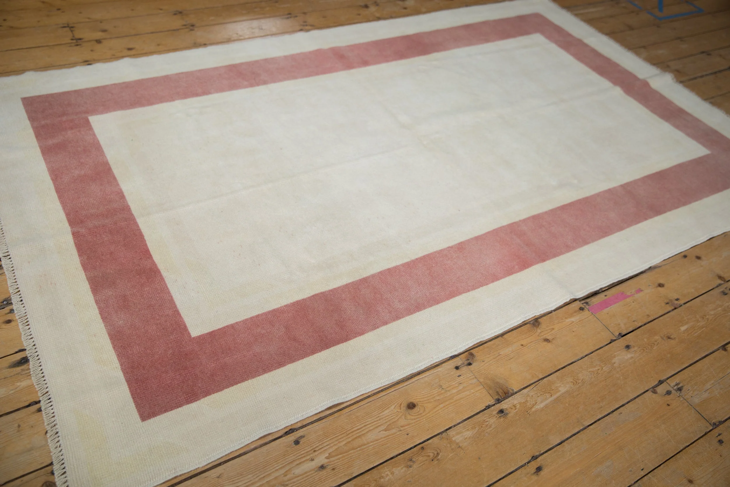 5x8 Vintage Distressed Oushak Carpet - Image 4