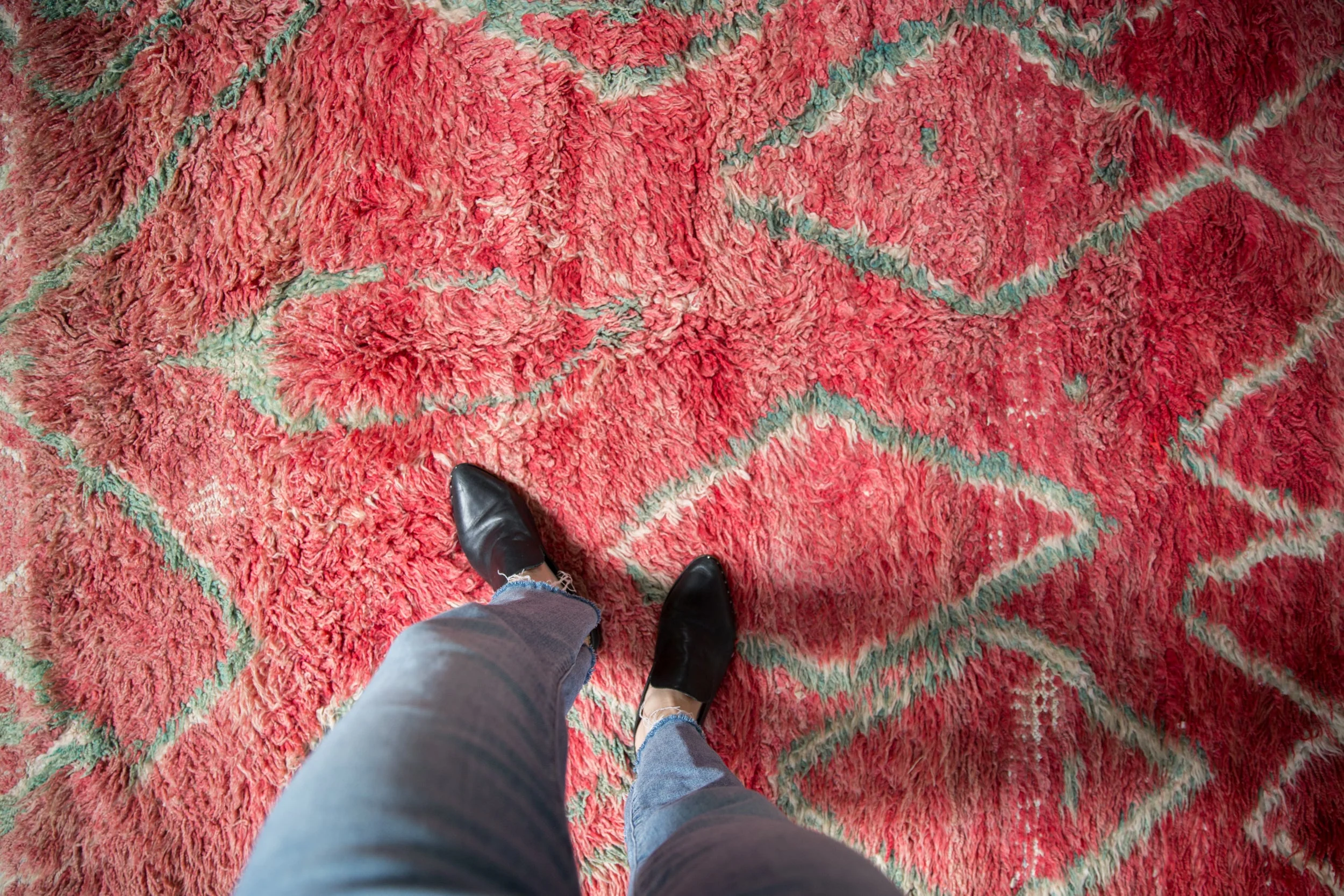 5x8 Vintage Moroccan Carpet - Image 2