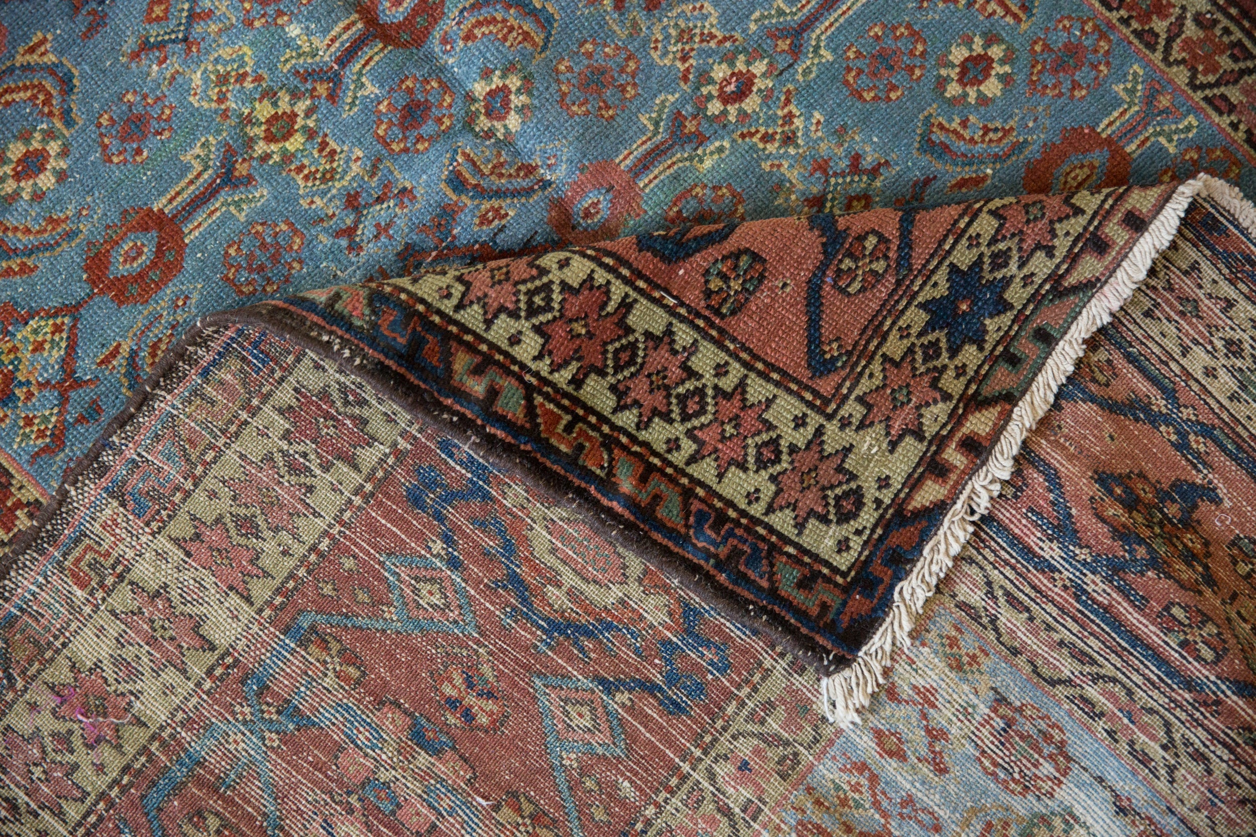 5x9.5 Antique Fereghan Carpet - Image 10