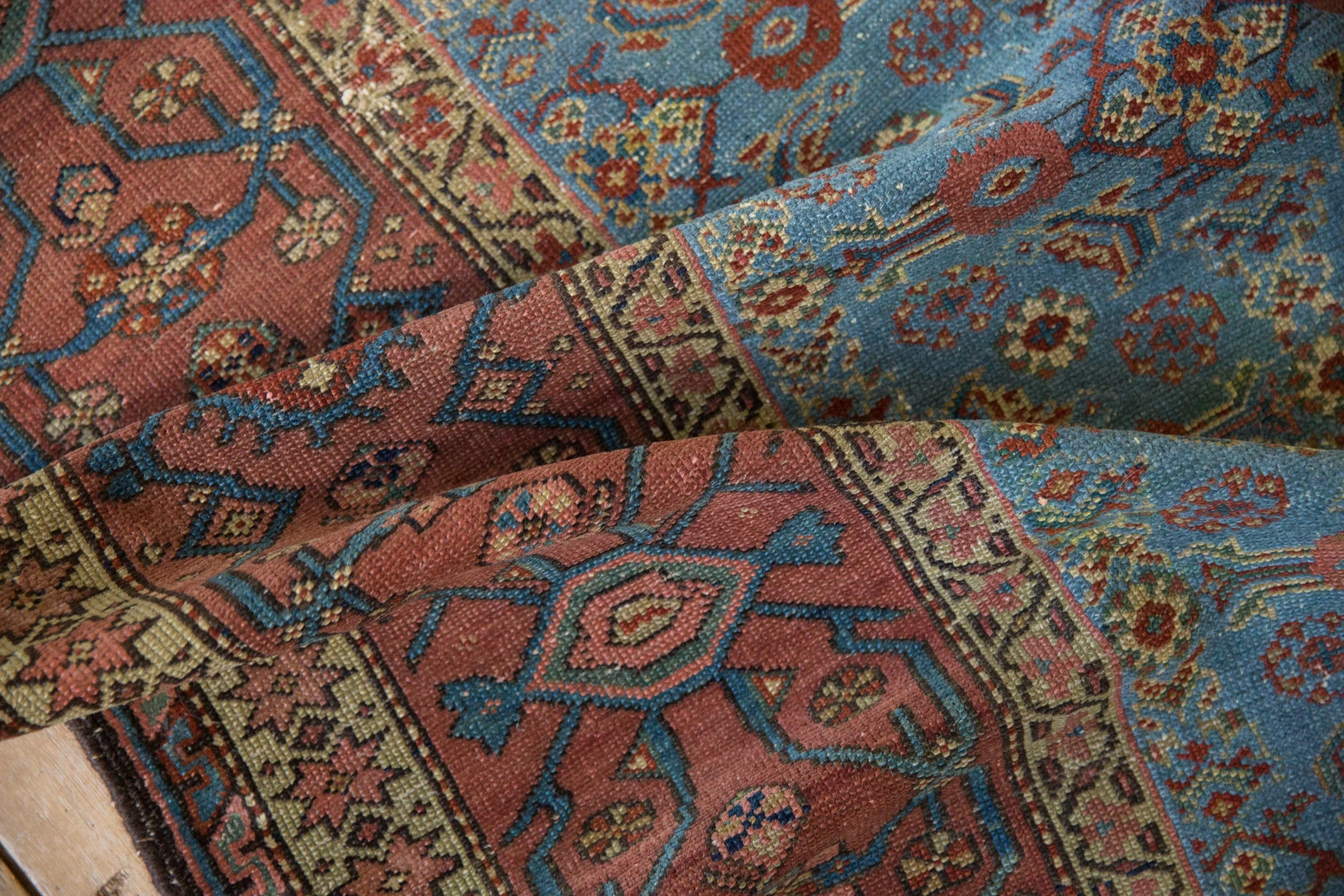 5x9.5 Antique Fereghan Carpet - Image 9