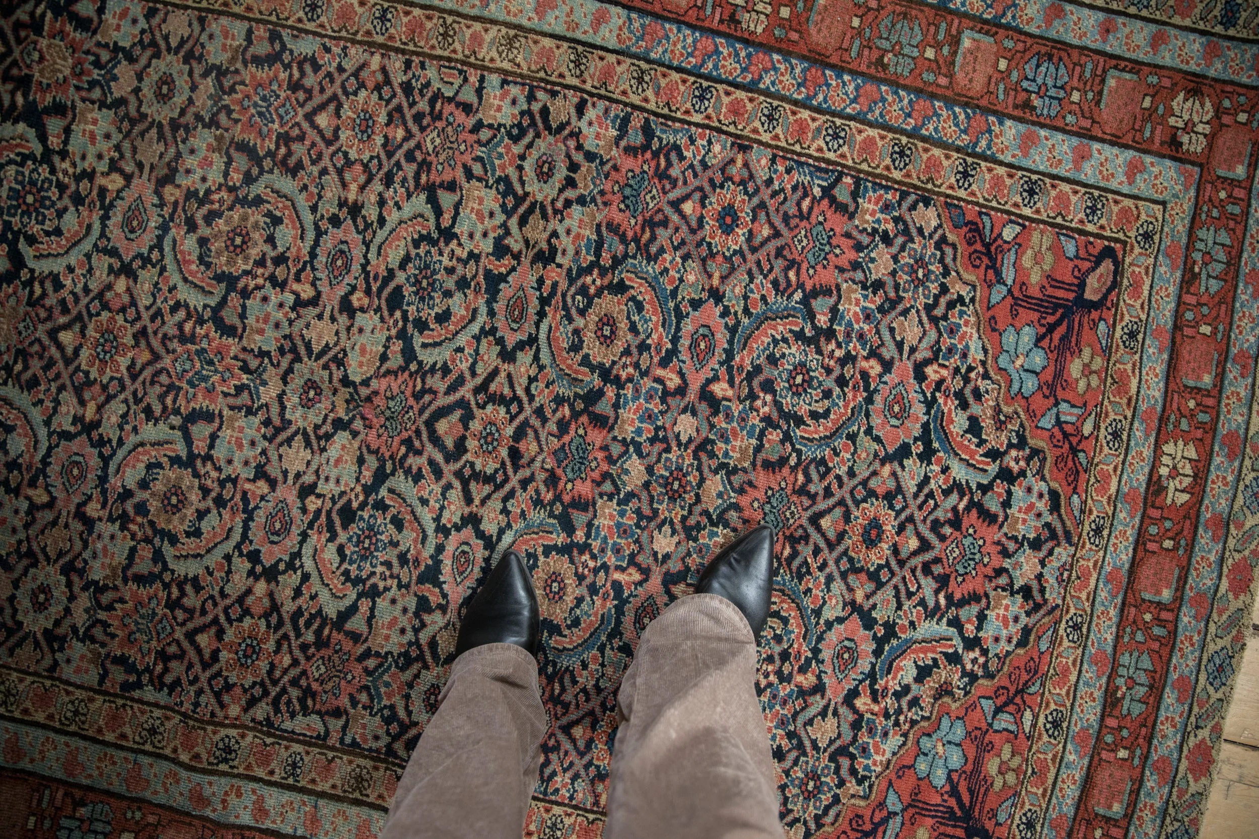 5x9.5 Antique Malayer Carpet - Image 2