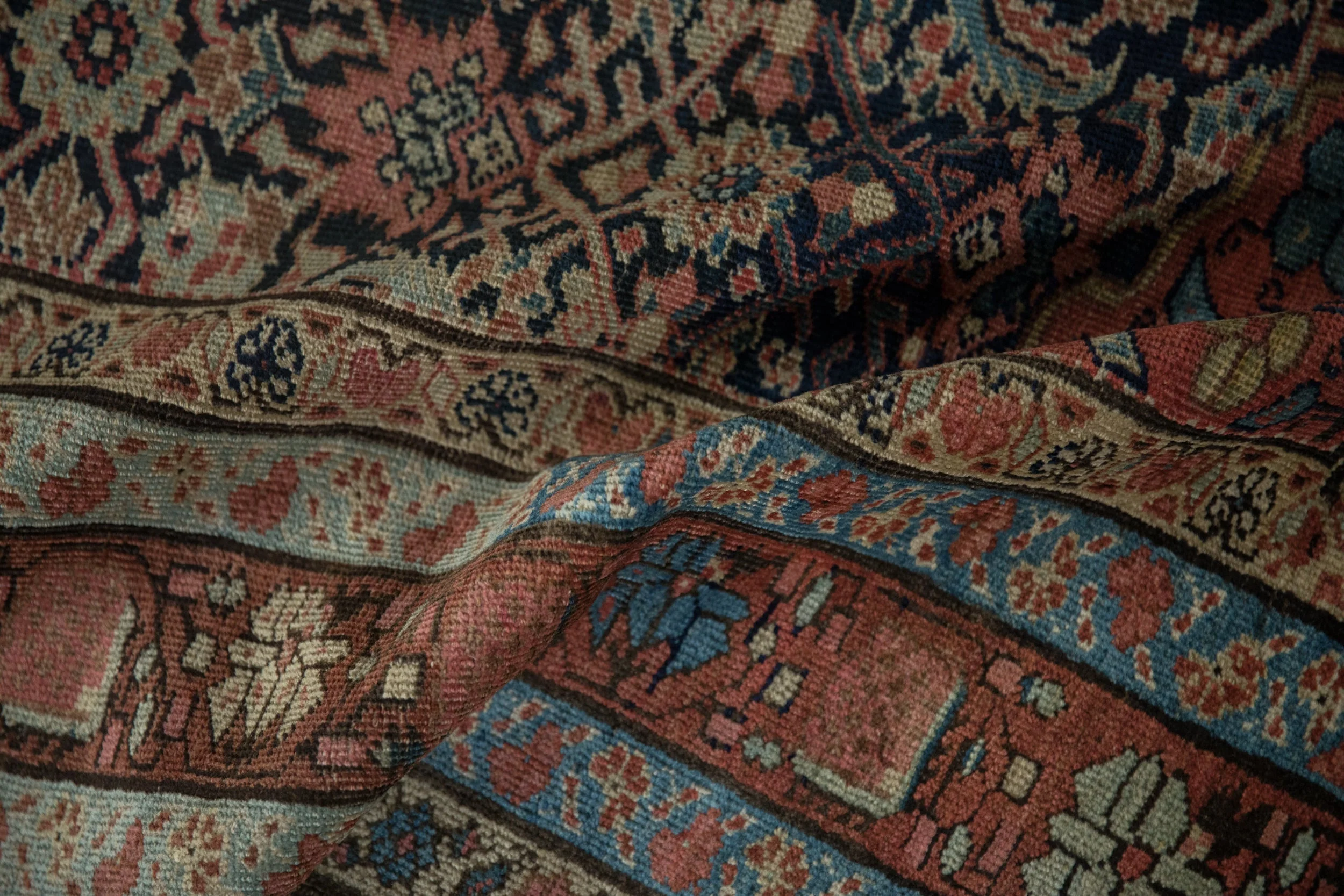 5x9.5 Antique Malayer Carpet - Image 8