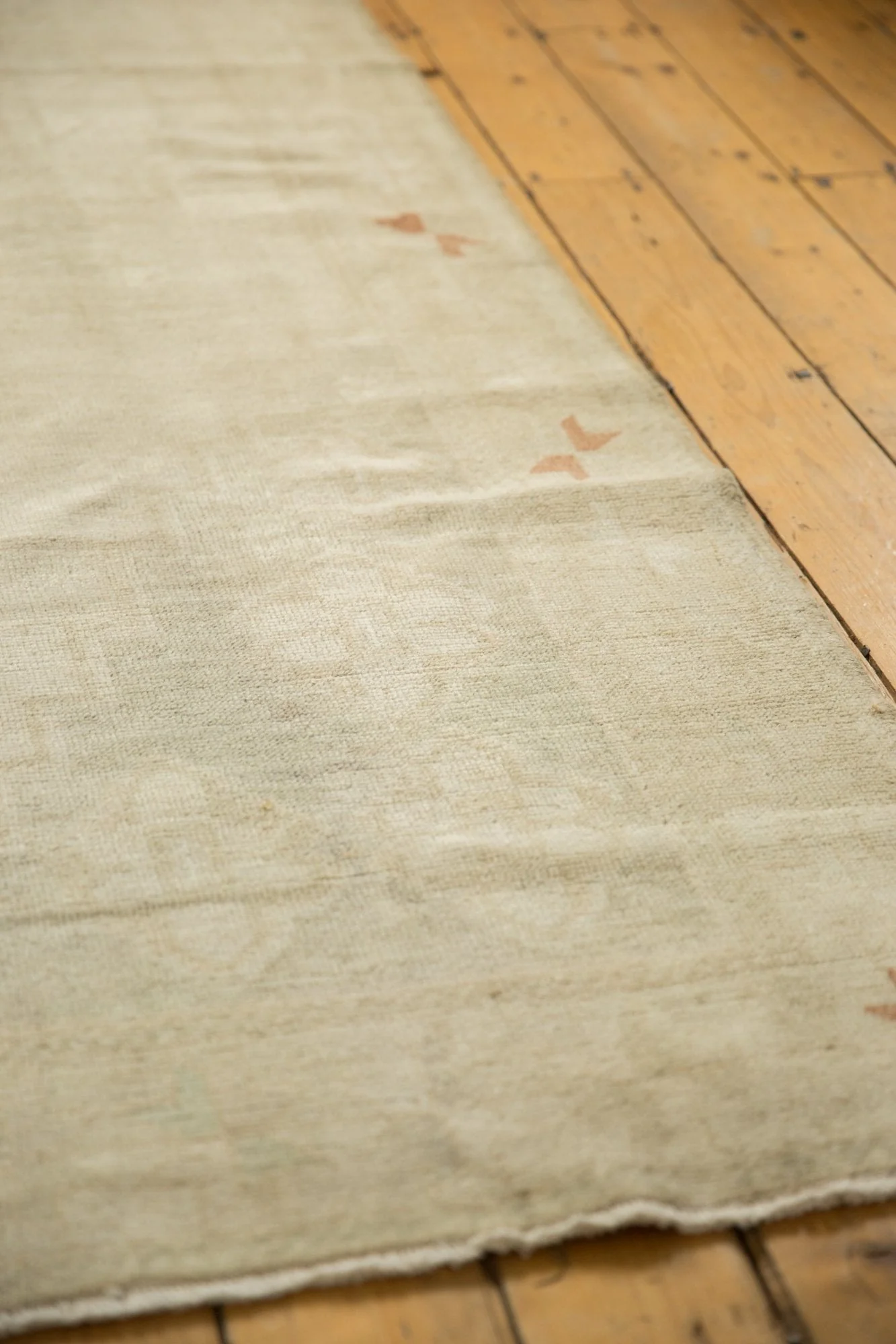 5x9.5 Vintage Distressed Oushak Carpet - Image 11