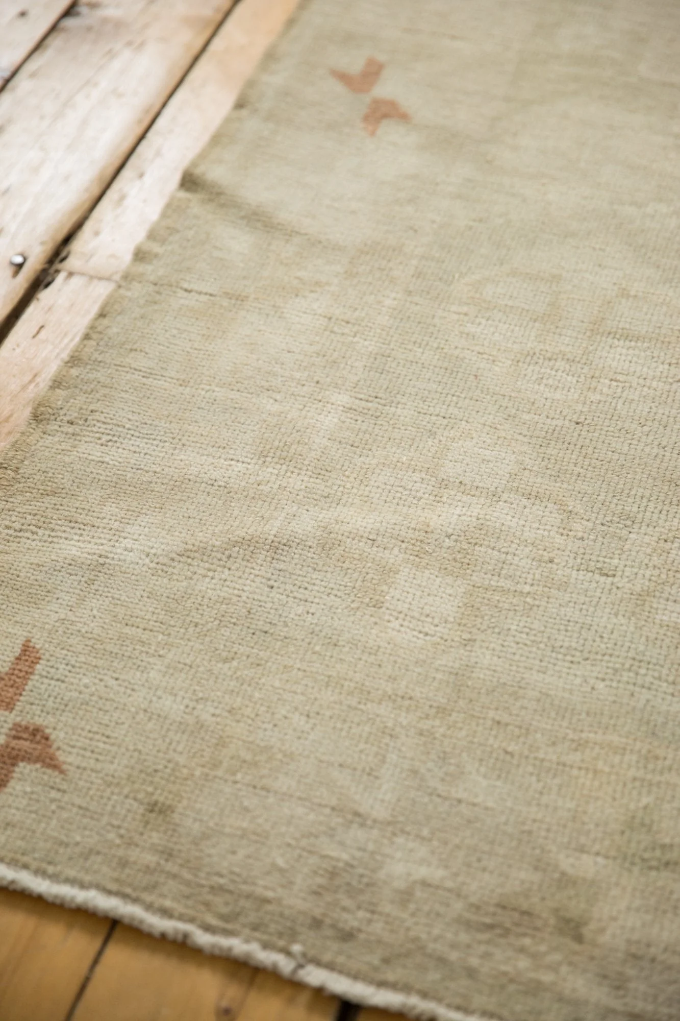 5x9.5 Vintage Distressed Oushak Carpet - Image 12