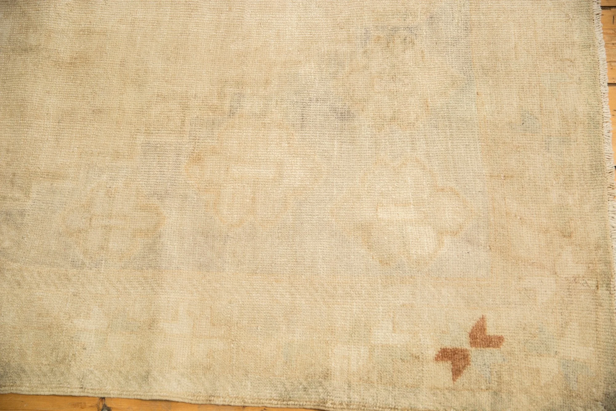 5x9.5 Vintage Distressed Oushak Carpet - Image 4