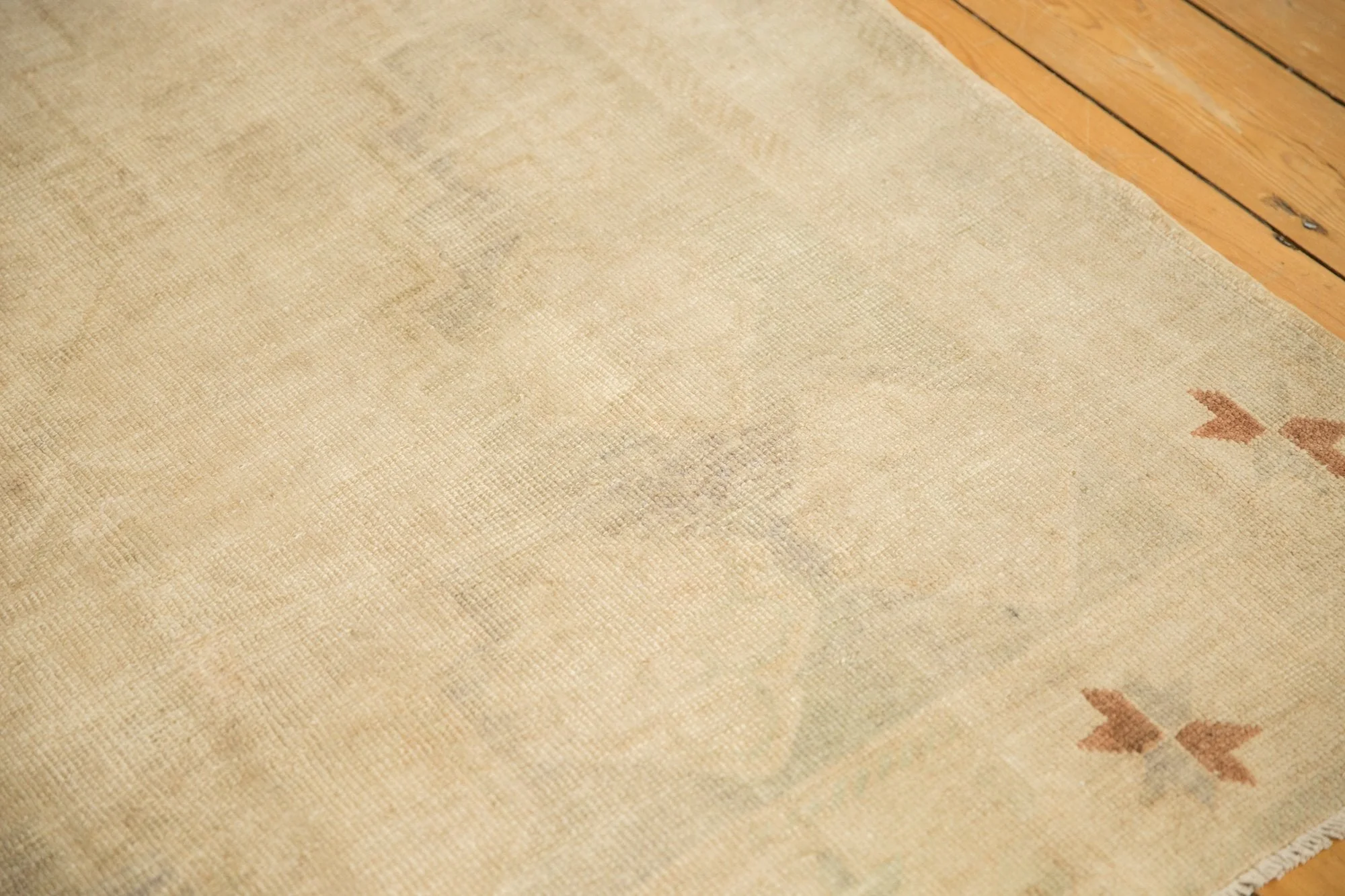 5x9.5 Vintage Distressed Oushak Carpet - Image 5