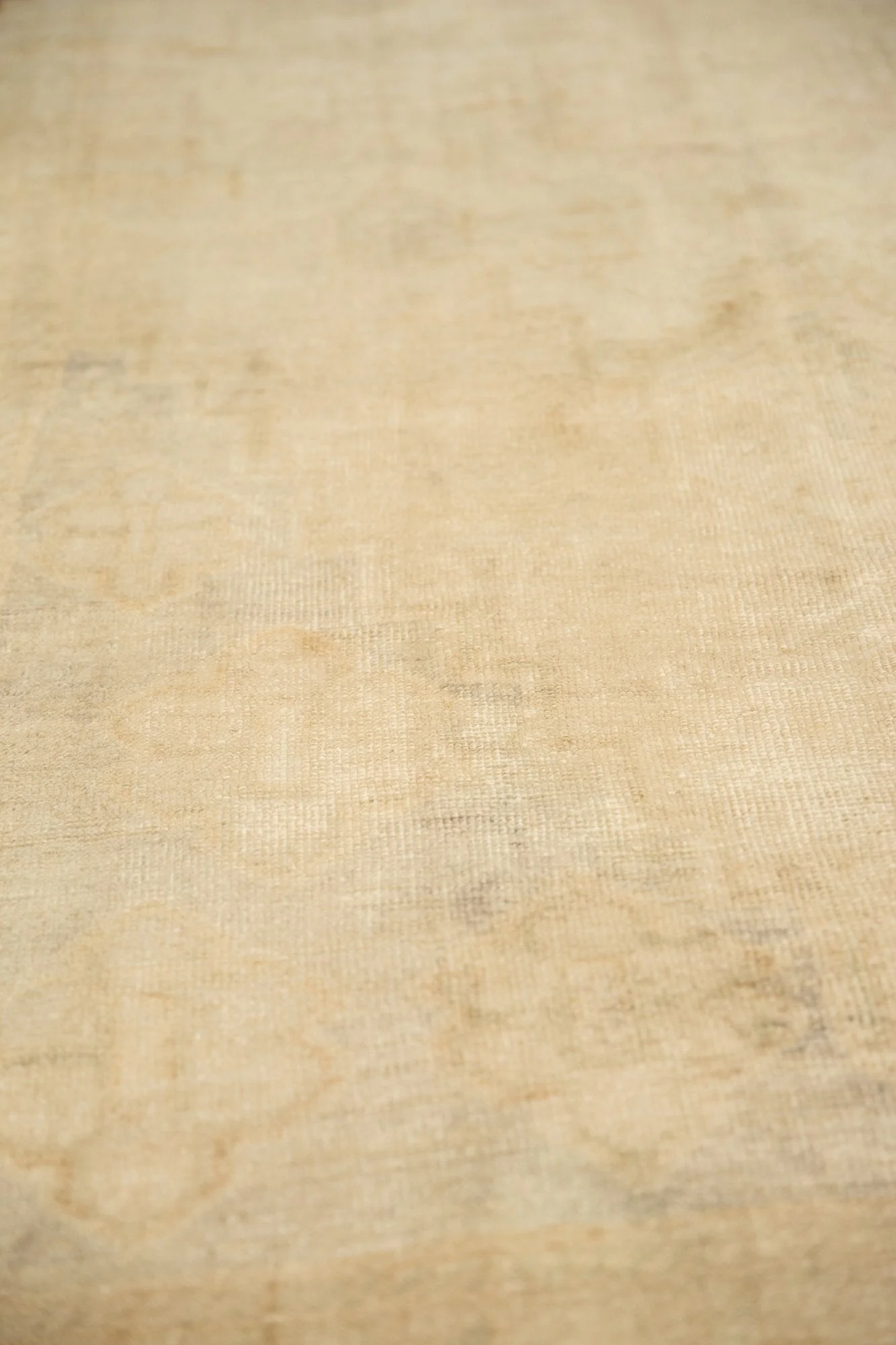 5x9.5 Vintage Distressed Oushak Carpet - Image 7