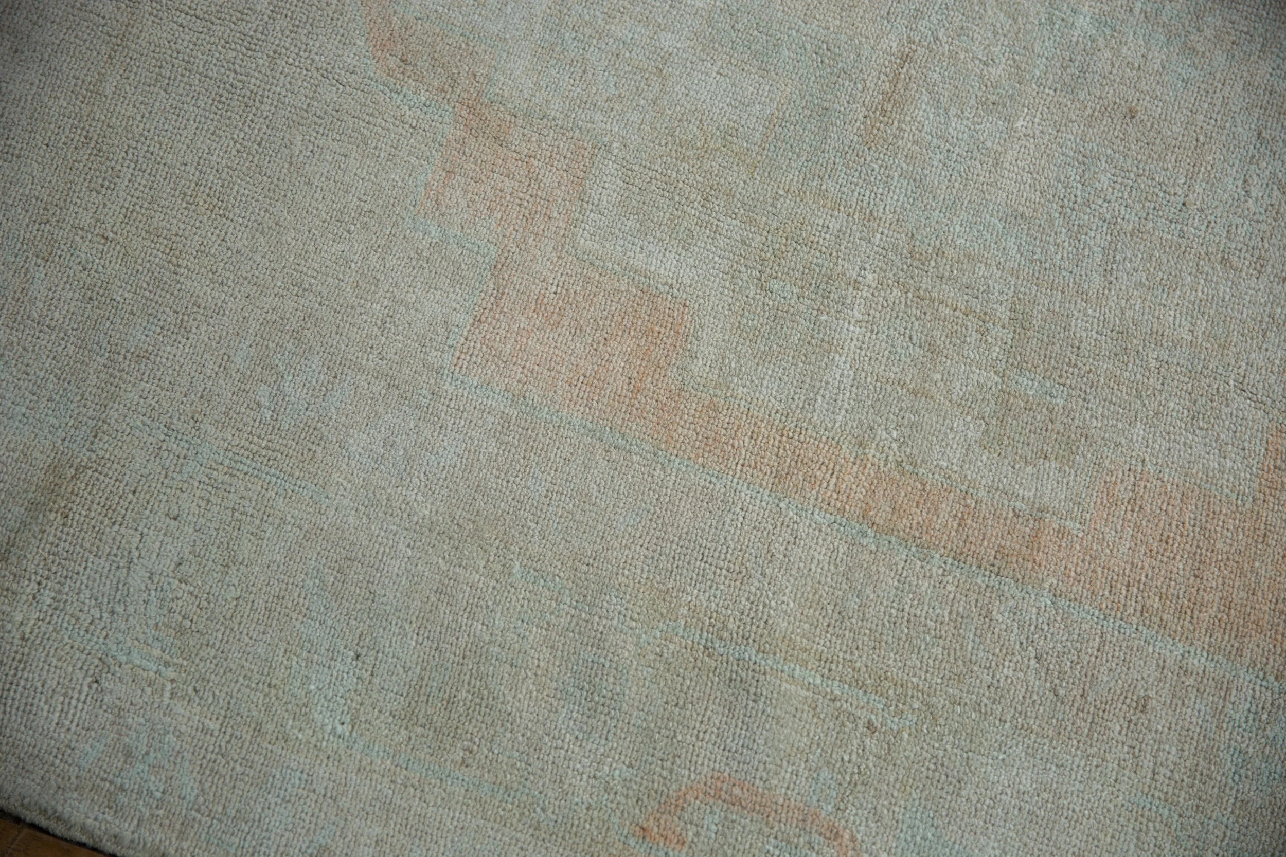 5x9.5 Vintage Distressed Oushak Carpet - Image 7