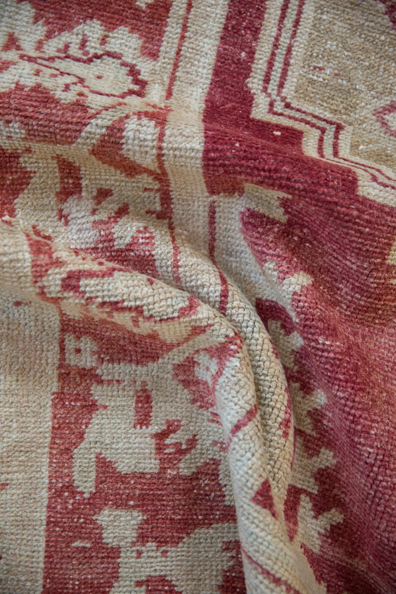 5x9 Vintage Distressed Oushak Carpet - Image 10