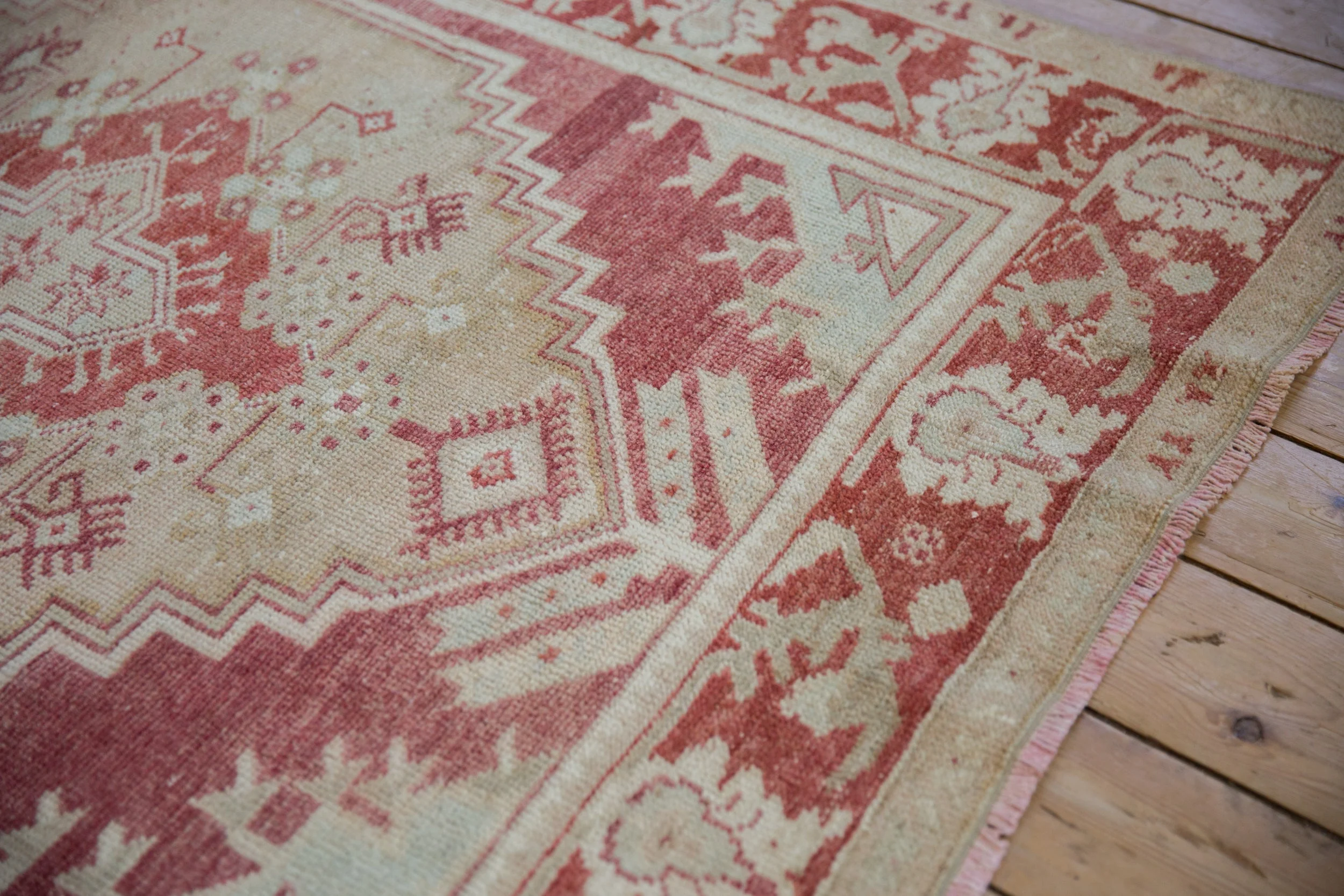 5x9 Vintage Distressed Oushak Carpet - Image 5