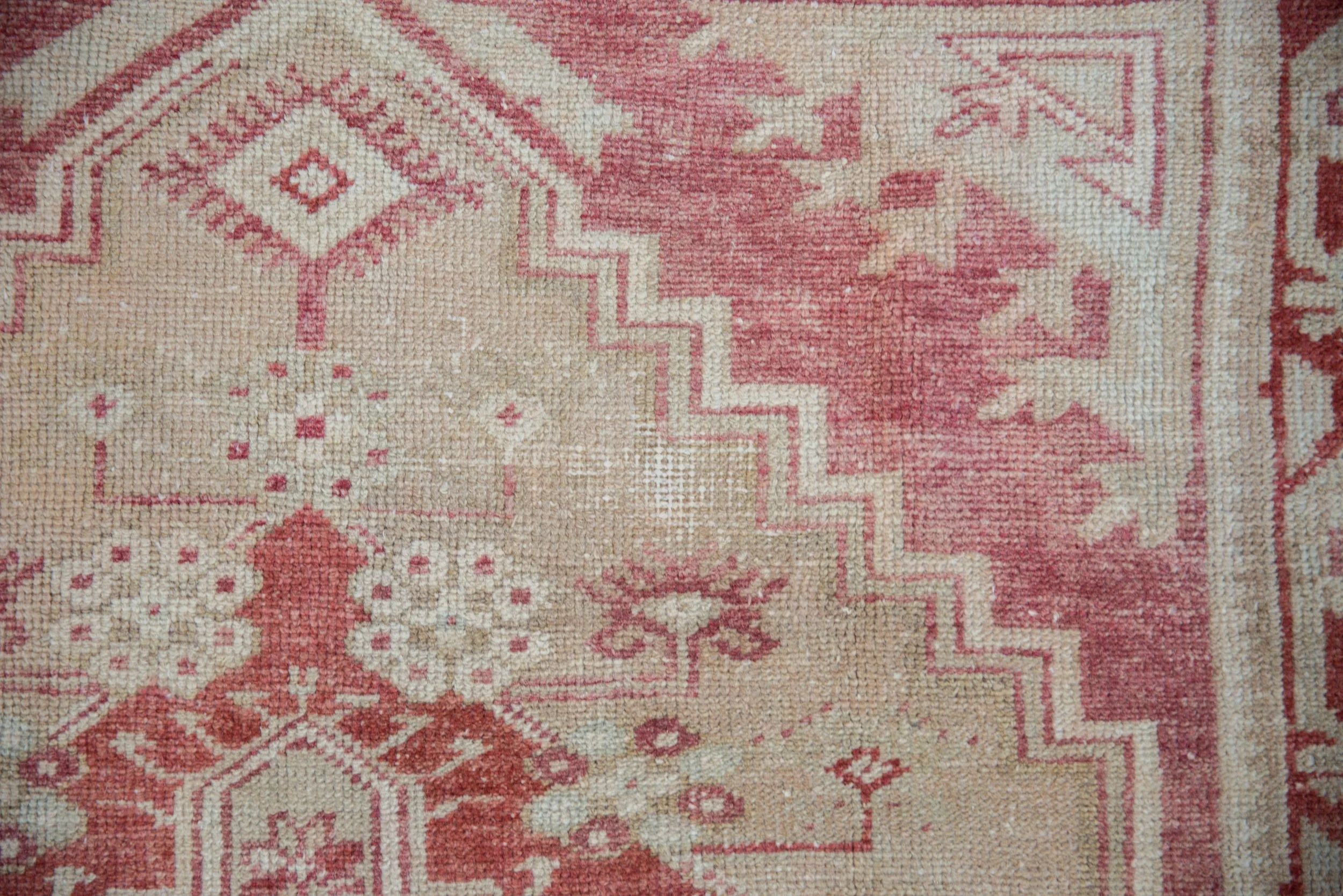 5x9 Vintage Distressed Oushak Carpet - Image 7