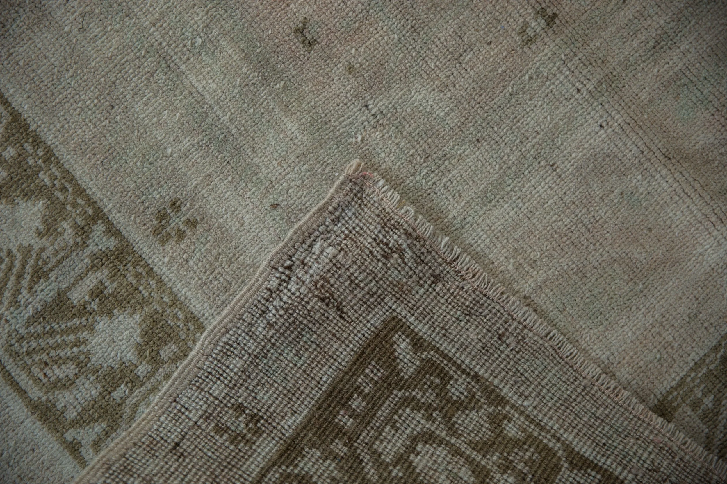 5x9 Vintage Distressed Oushak Carpet - Image 13