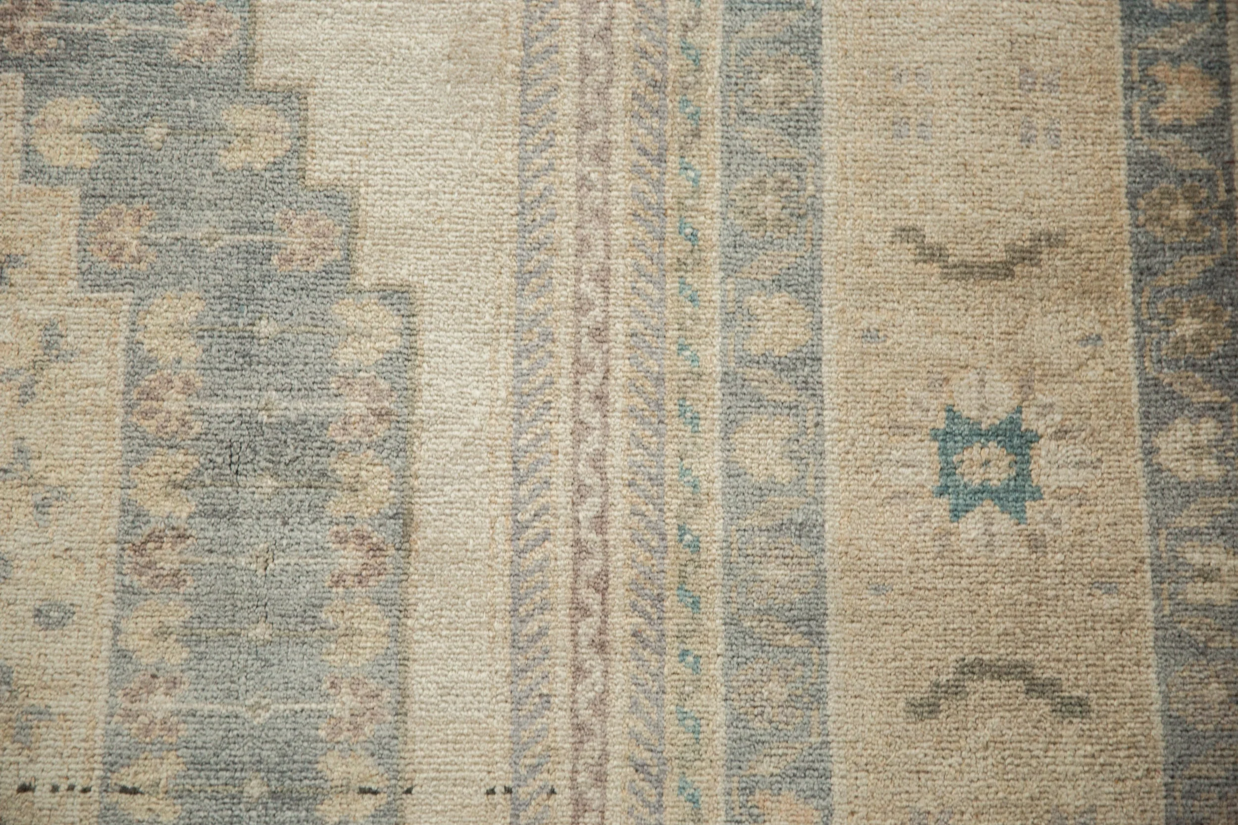 5x9 Vintage Distressed Oushak Carpet - Image 12