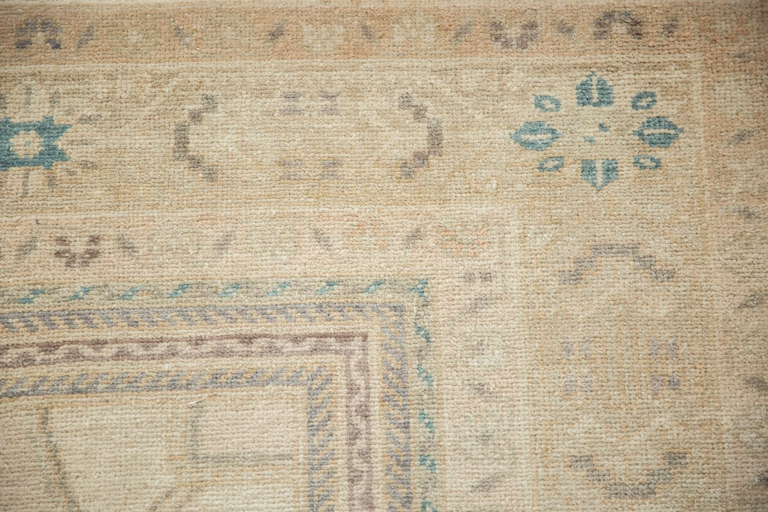 5x9 Vintage Distressed Oushak Carpet - Image 4