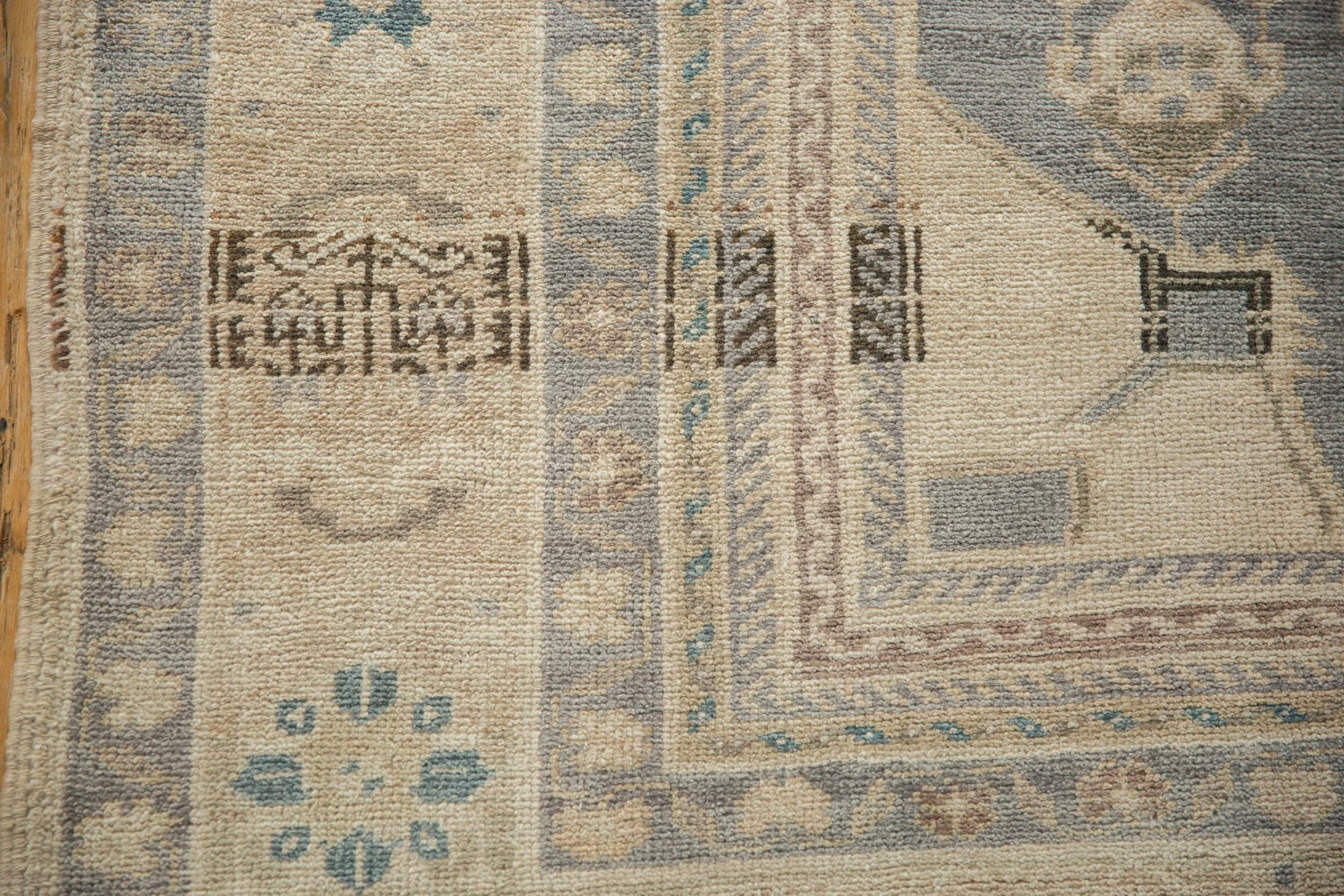5x9 Vintage Distressed Oushak Carpet - Image 9