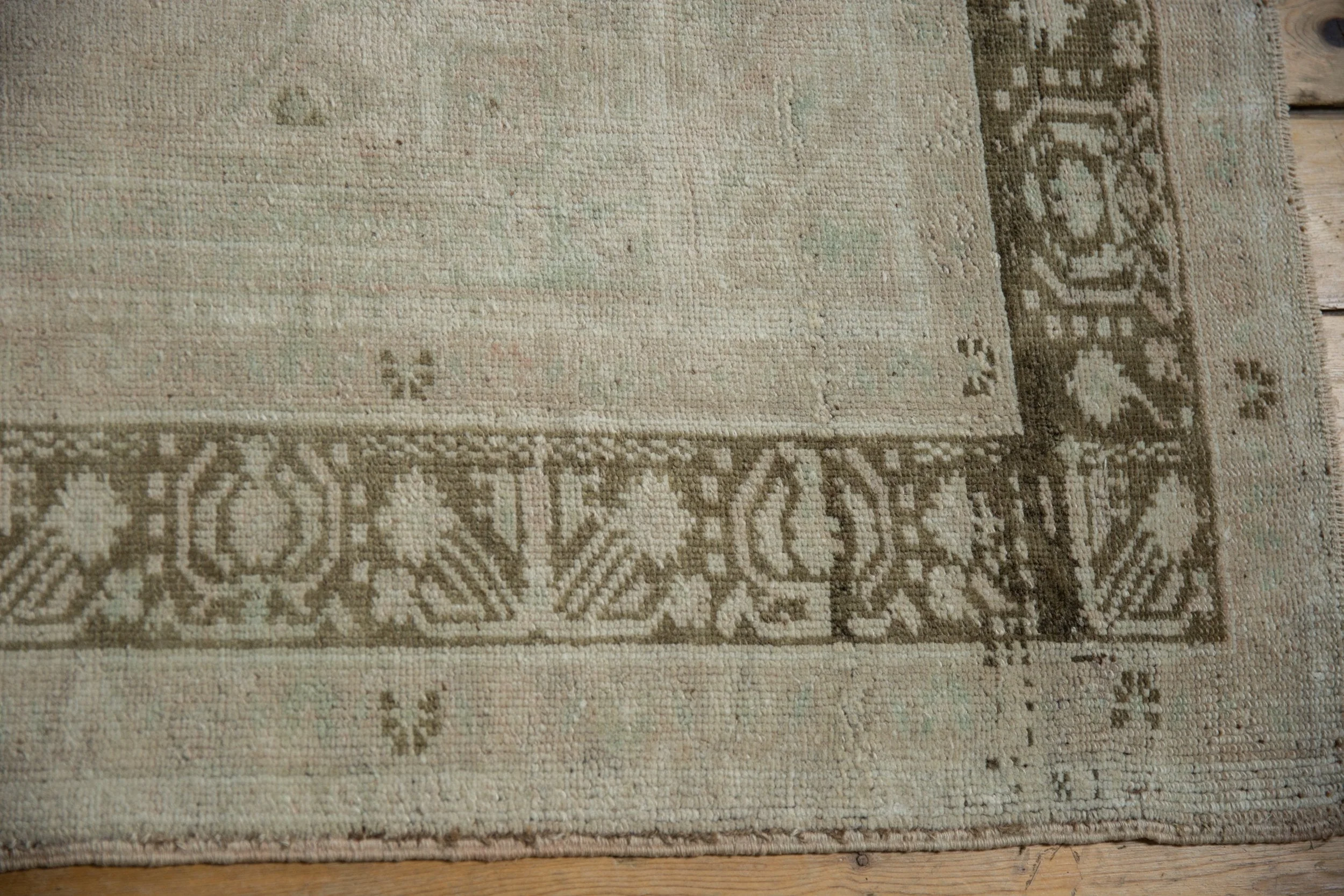 5x9 Vintage Distressed Oushak Carpet - Image 7