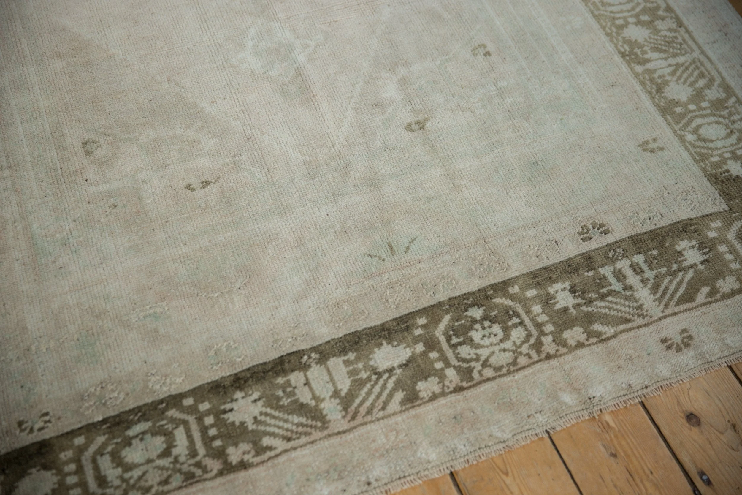 5x9 Vintage Distressed Oushak Carpet - Image 9