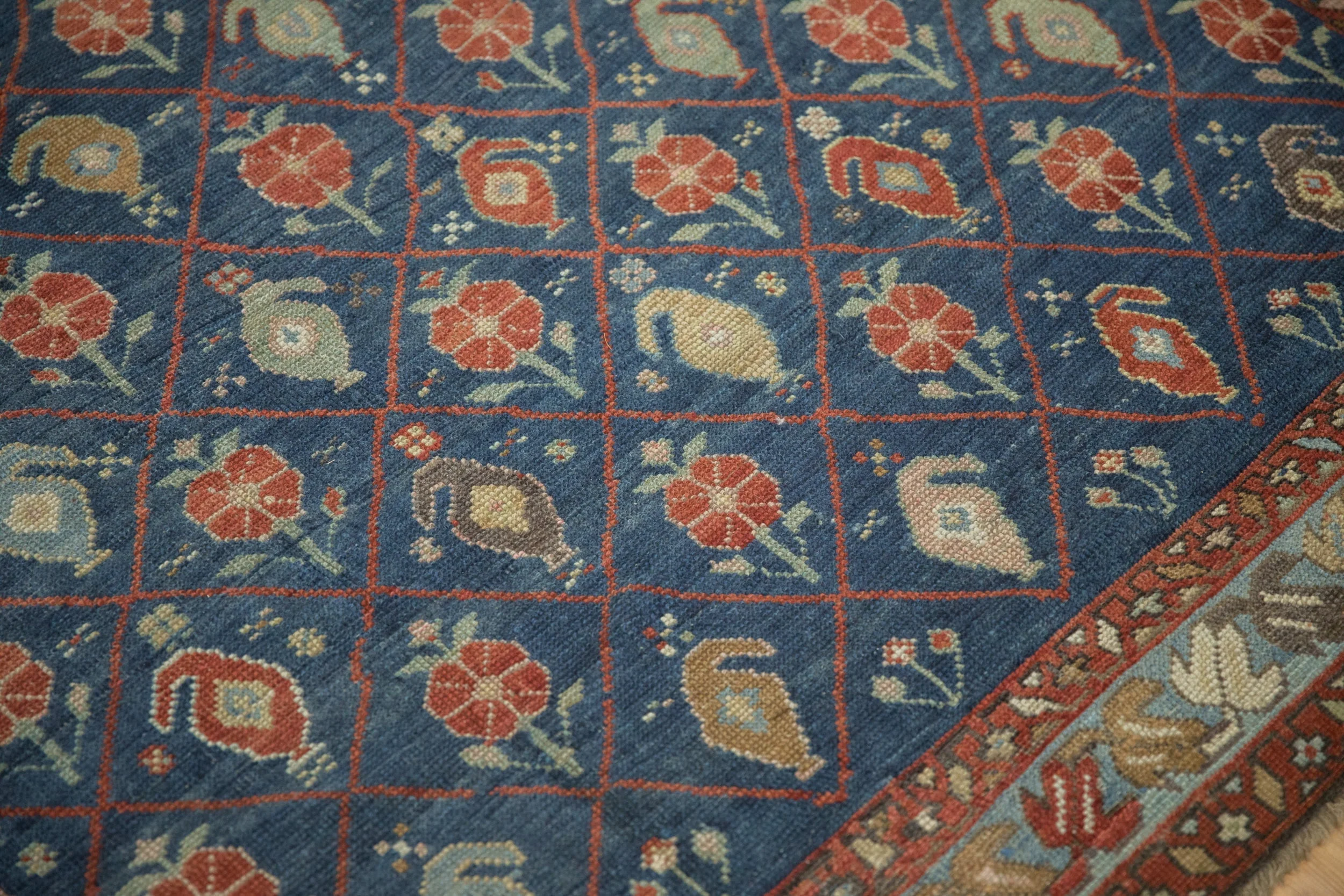 6.5x10.5 Antique Distressed Kurdish Carpet - Image 6