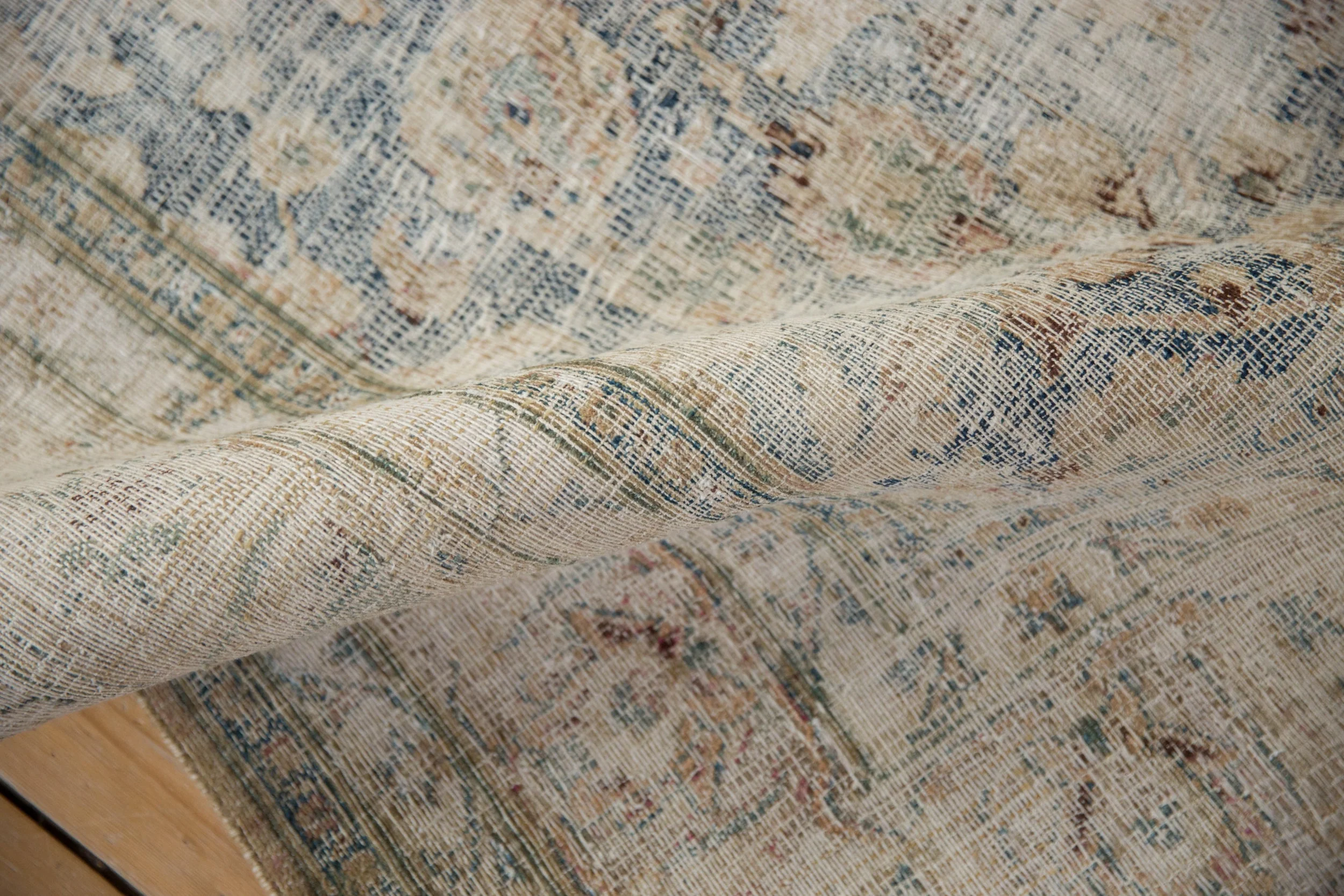 RESERVED 6.5x10.5 Vintage Distressed Meshed Carpet - Image 11